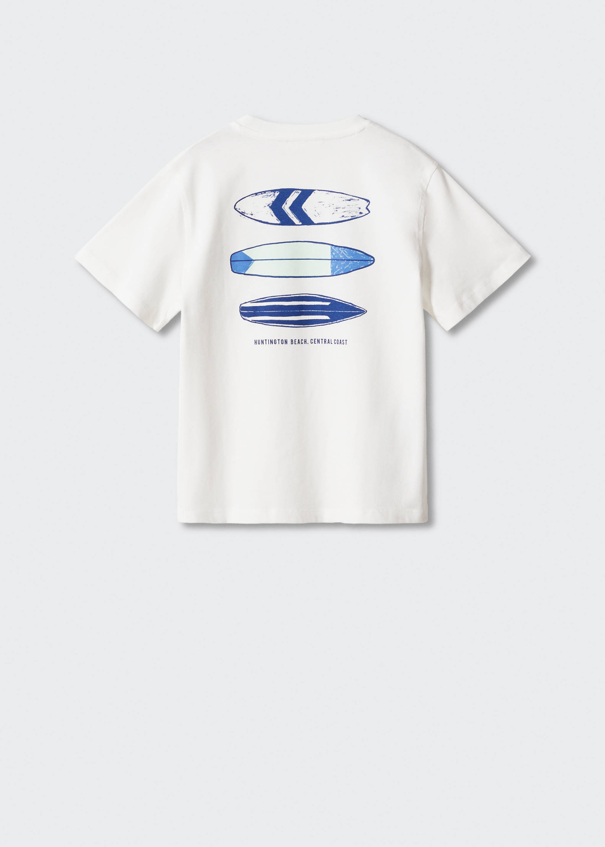 Printed cotton-blend t-shirt - Reverse of the article