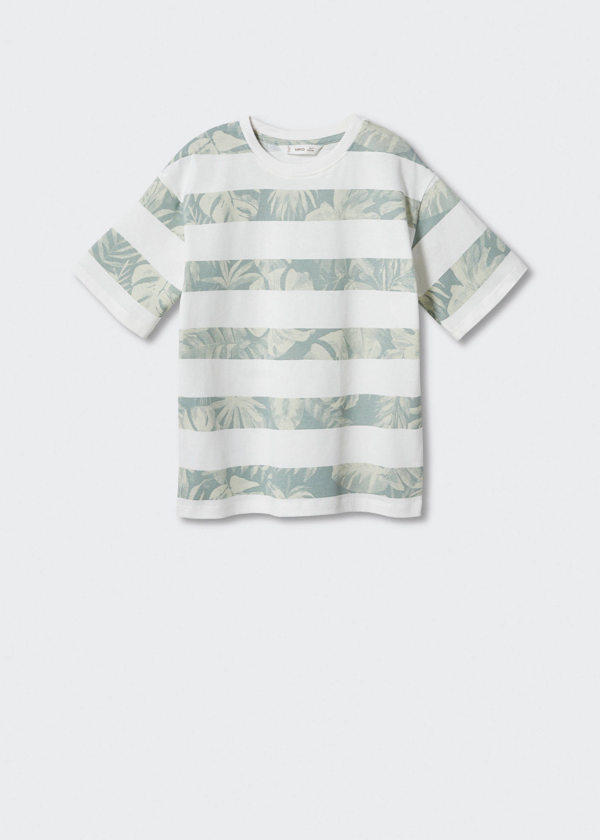 Printed striped T-shirt - Article without model