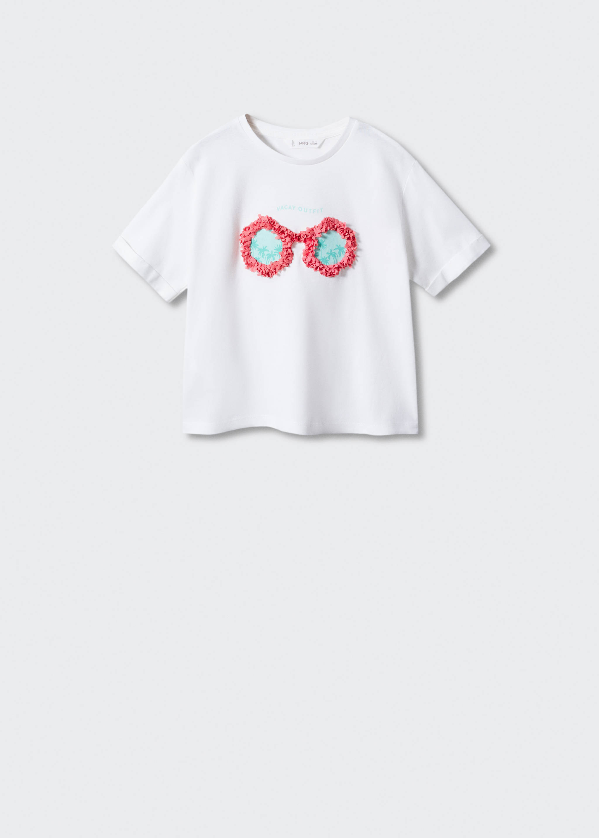 Textured print t-shirt - Article without model