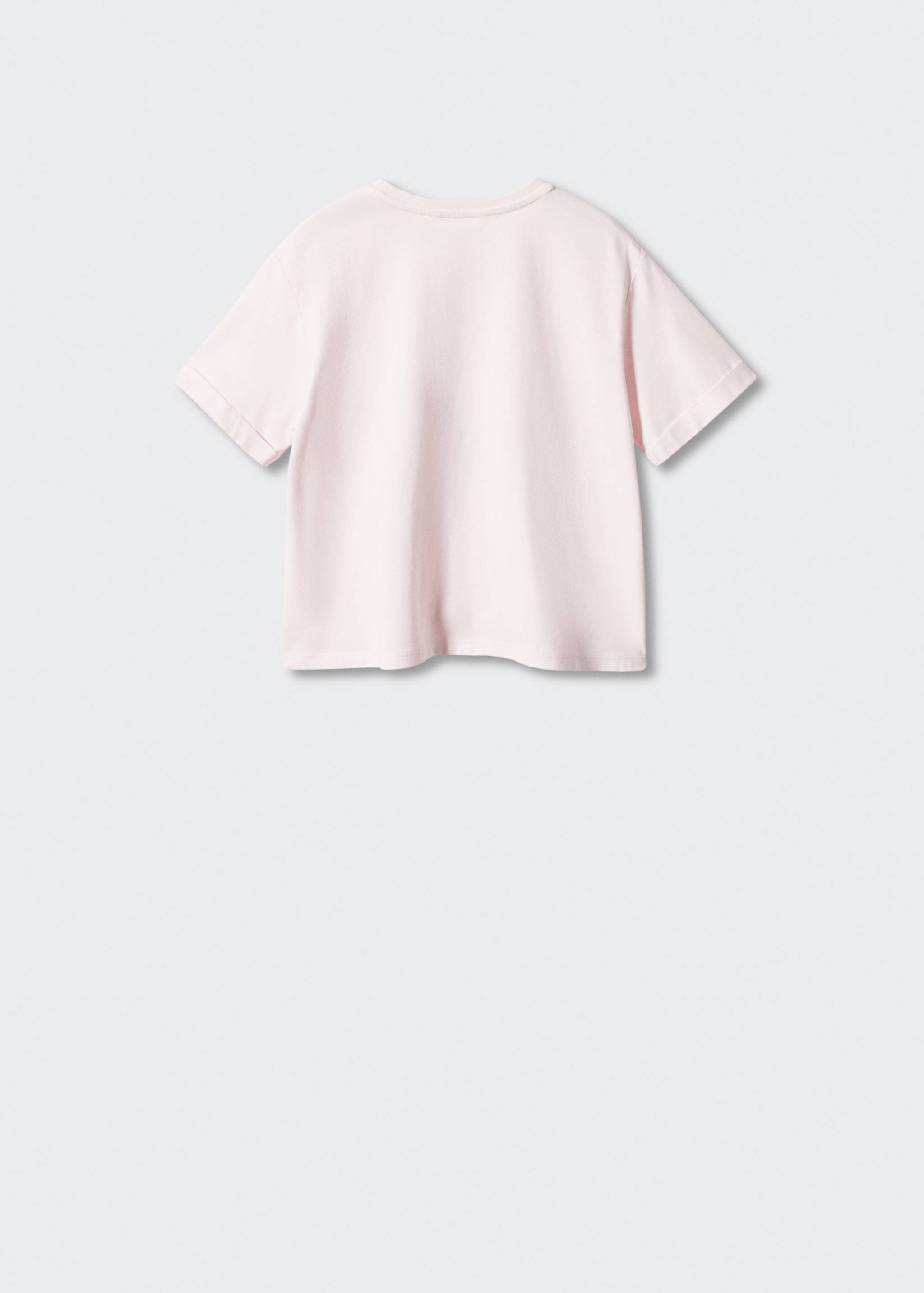 Textured print t-shirt - Reverse of the article