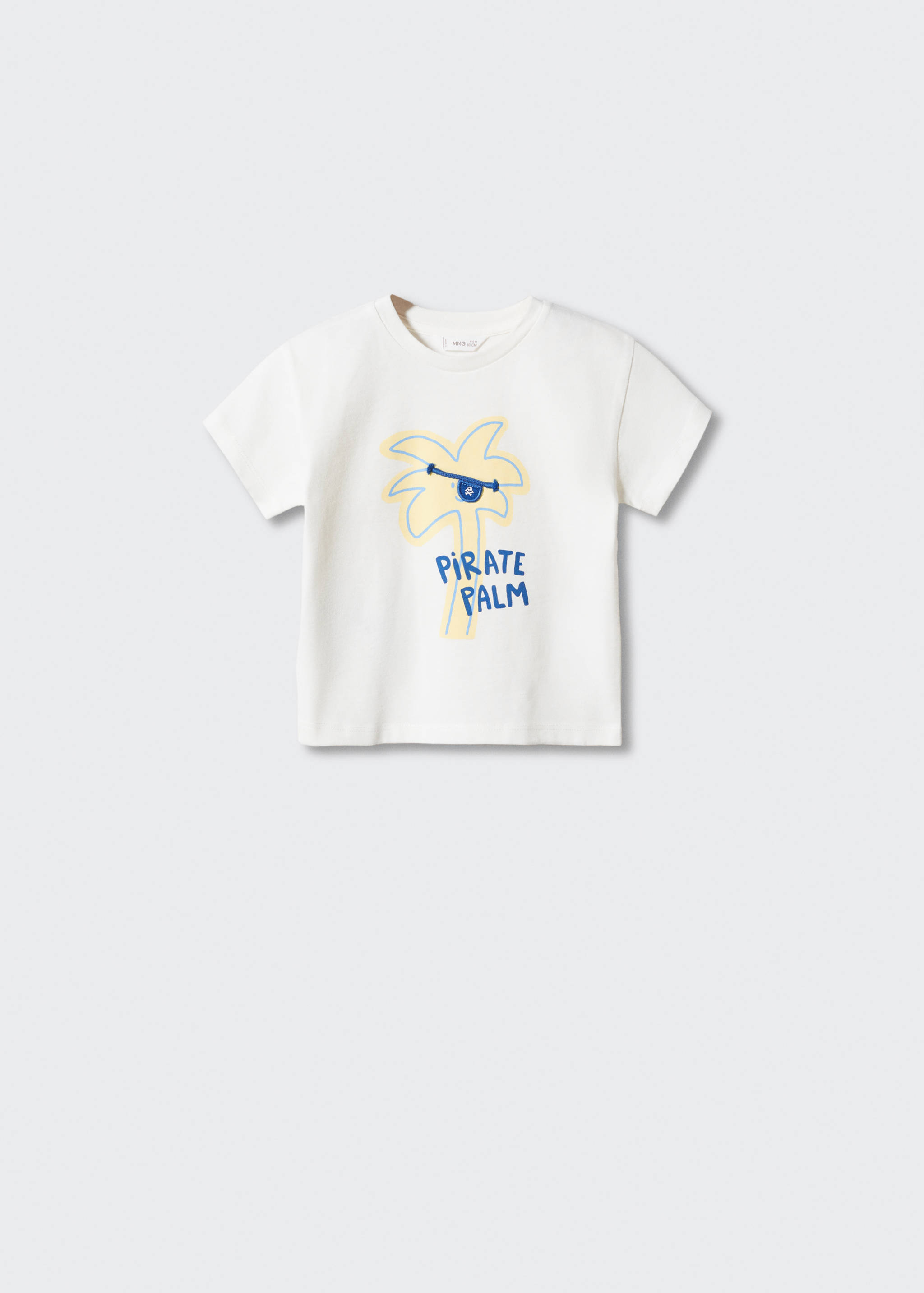 Printed cotton-blend T-shirt - Article without model