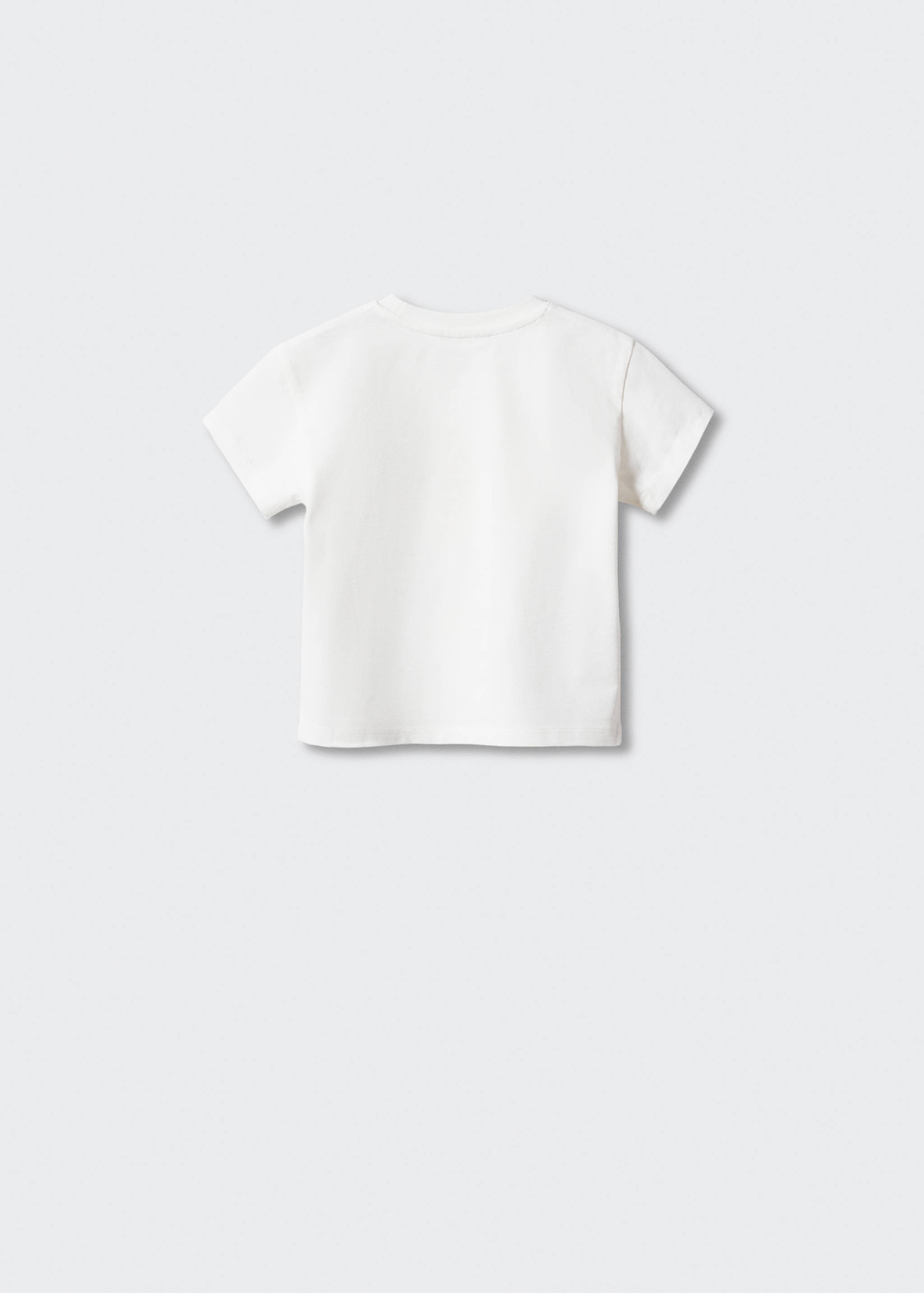 Printed cotton-blend T-shirt - Reverse of the article