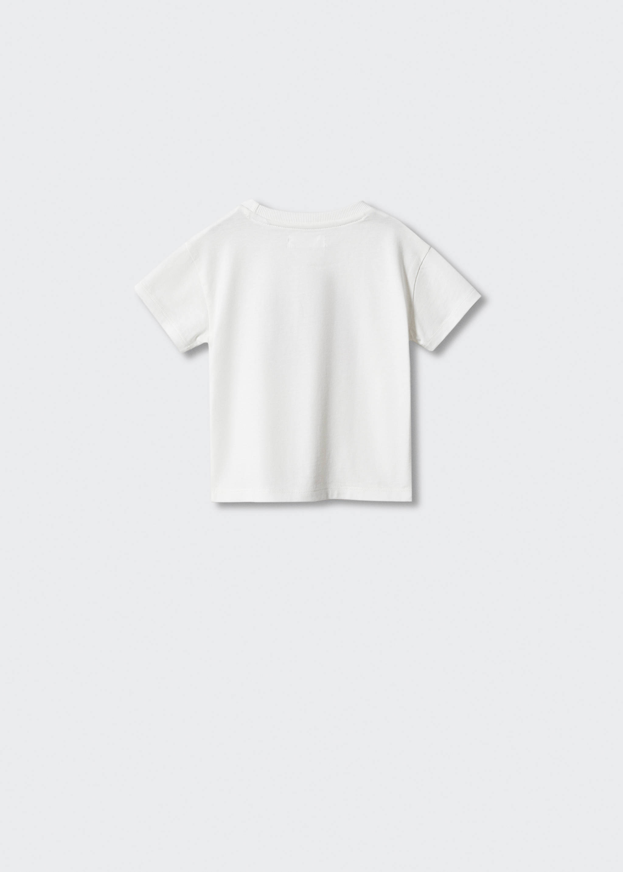 Bavlněné tričko s písmeny - Zadní strana zboží