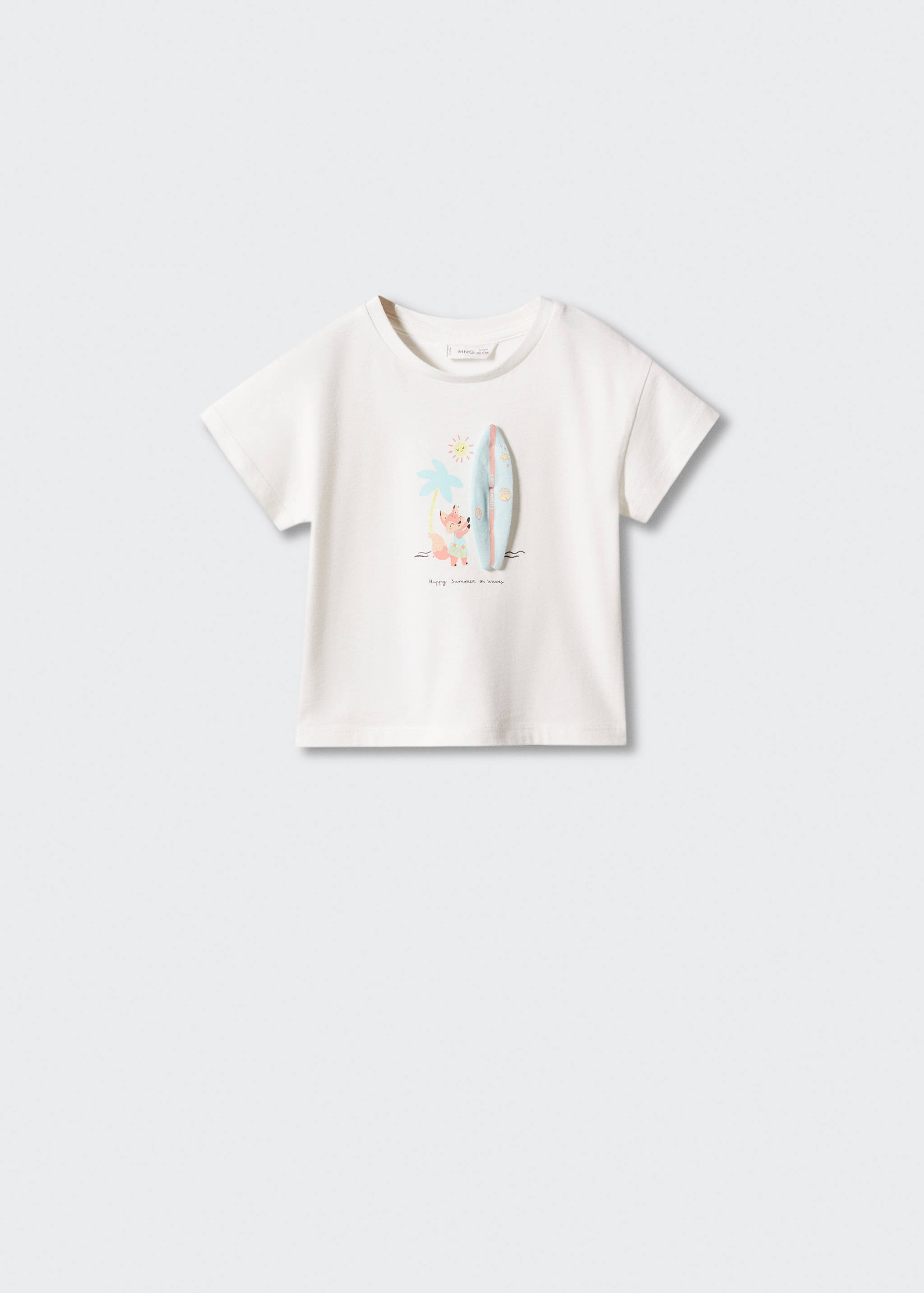 T-shirt with print drawing  - Article without model