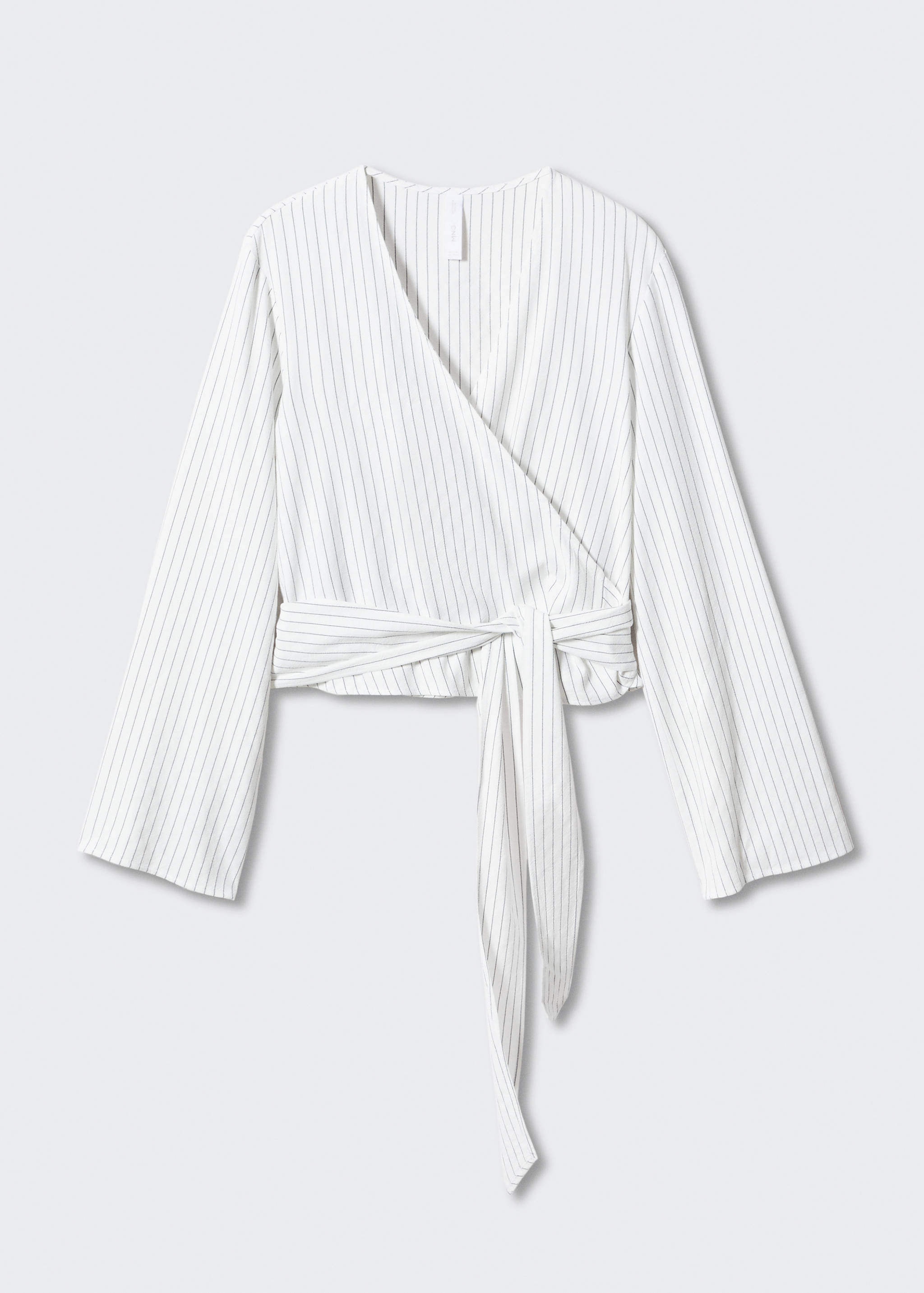 Prugasta bluza s čvorom - Artikl bez modela