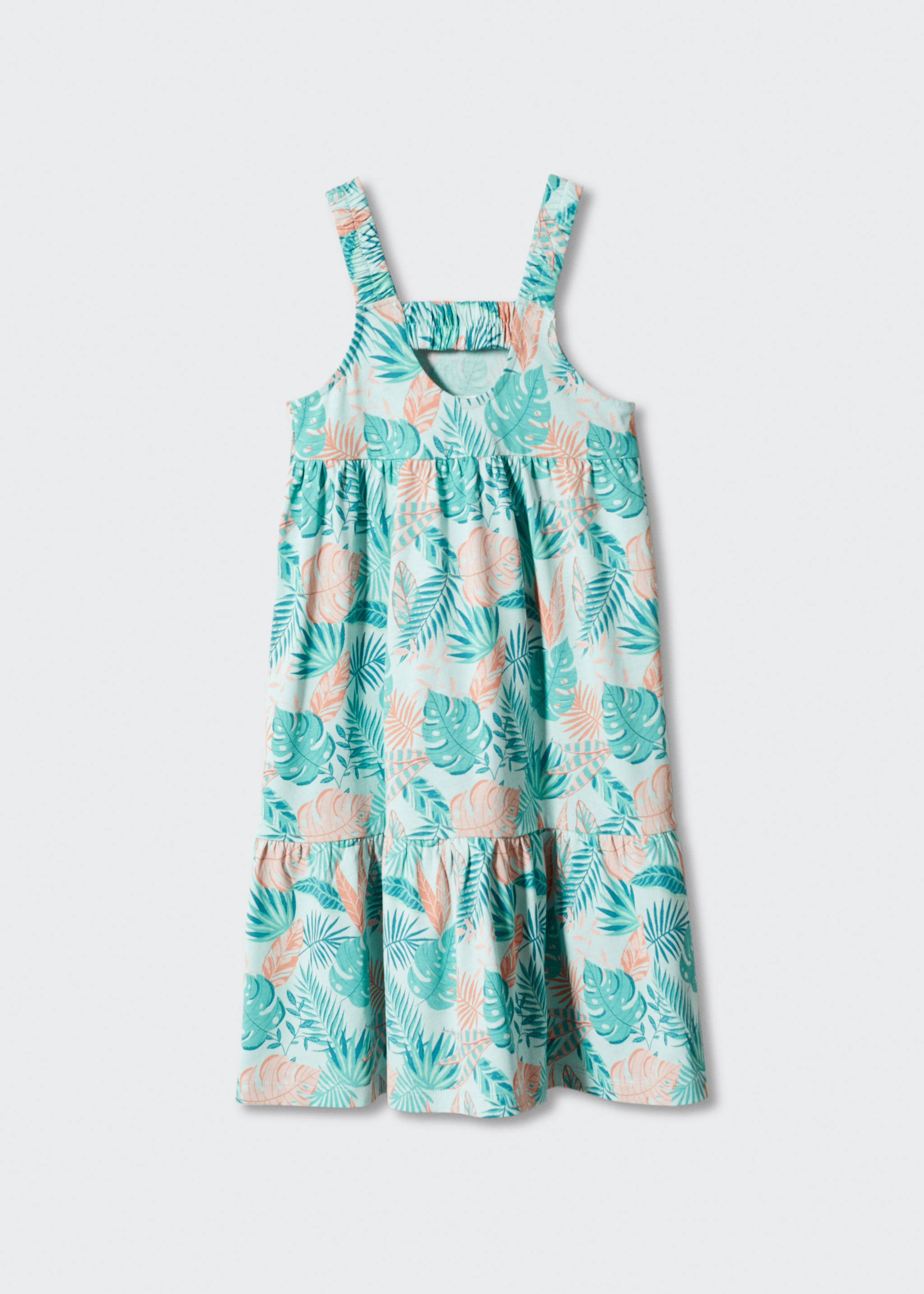 Leaf print dress - Reverse of the article
