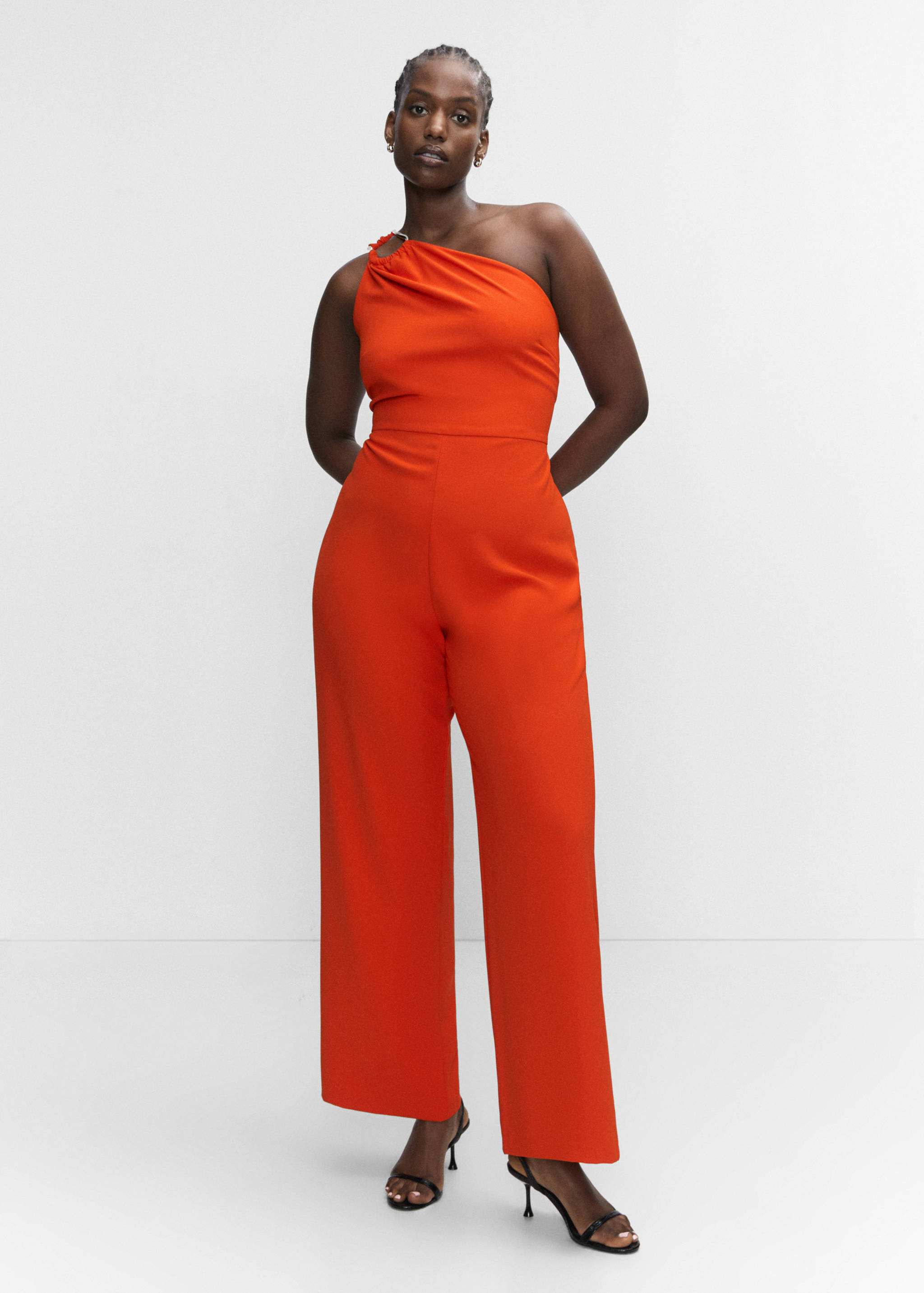 Asymmetrische jumpsuit met metalen detail - Detail van het artikel 3