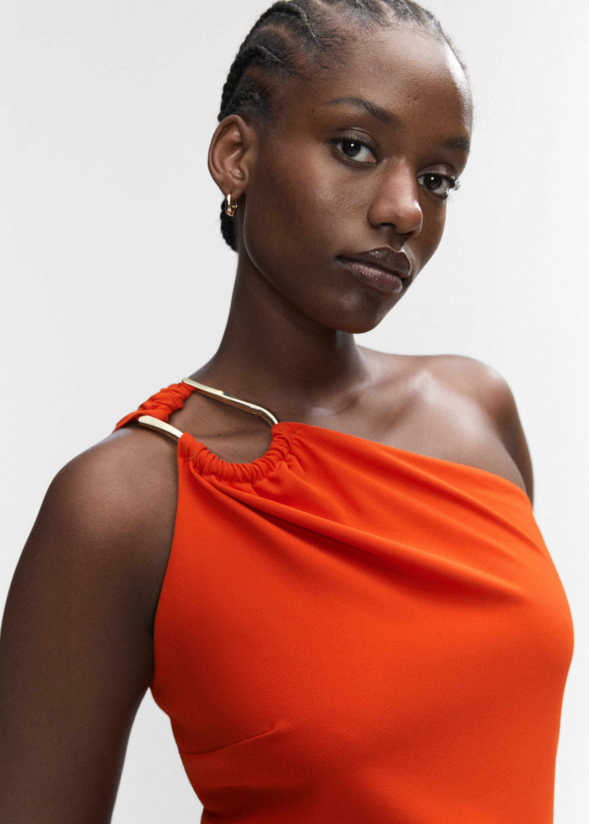 Asymmetrische jumpsuit met metalen detail - Detail van het artikel 4