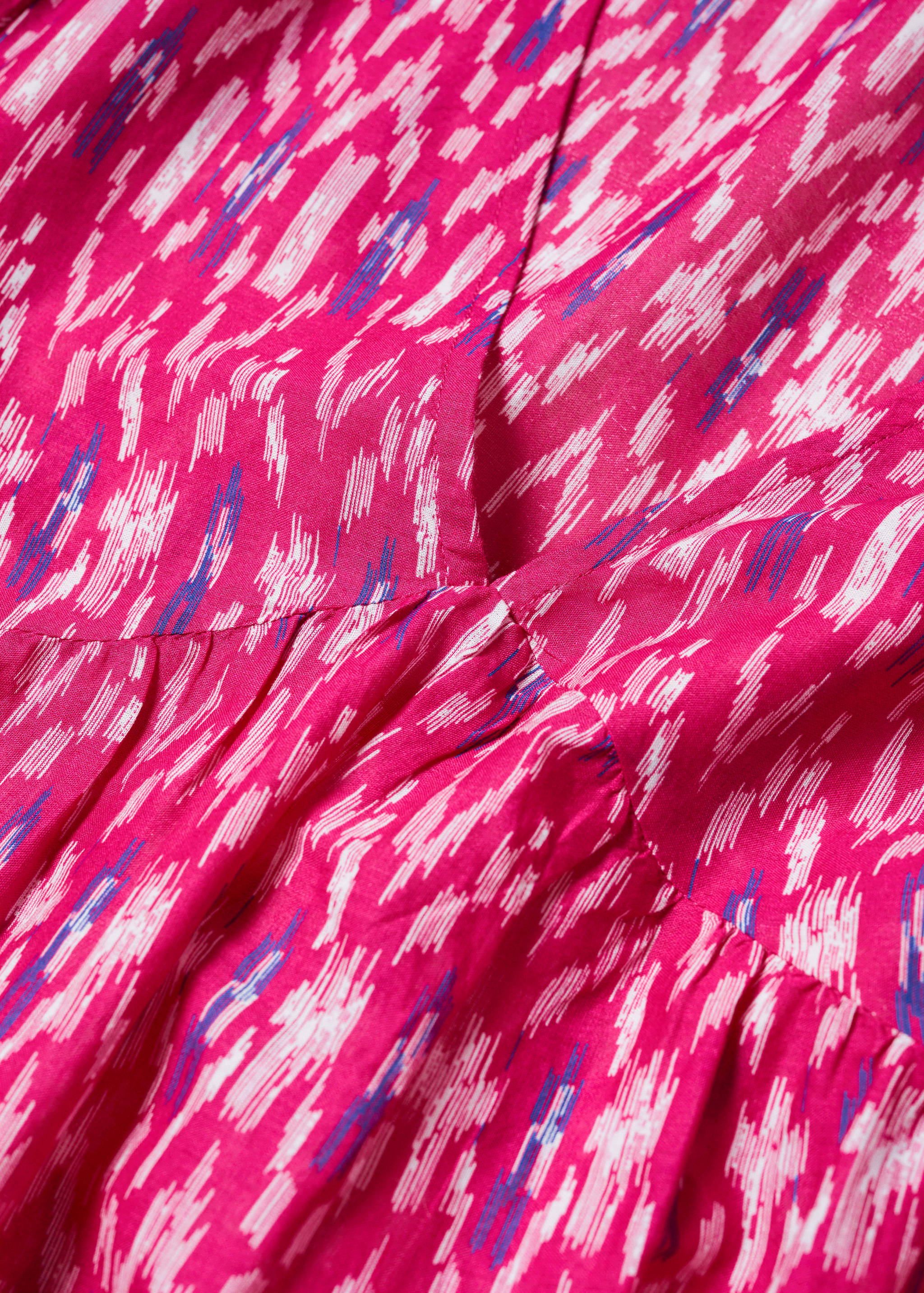 Printed dress with balloon sleeves  - Details of the article 8