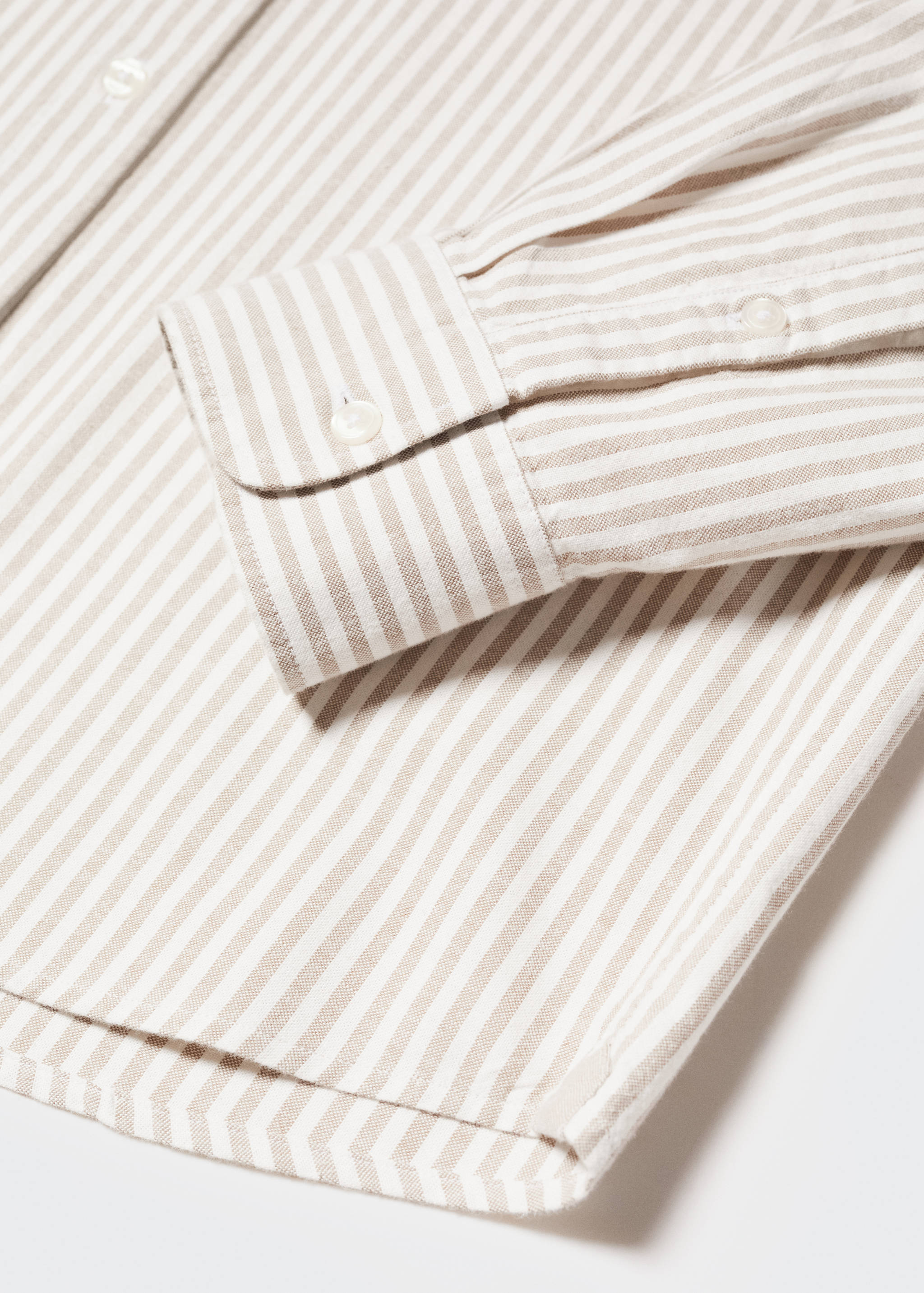 Regular-fit cotton striped shirt - Details of the article 8