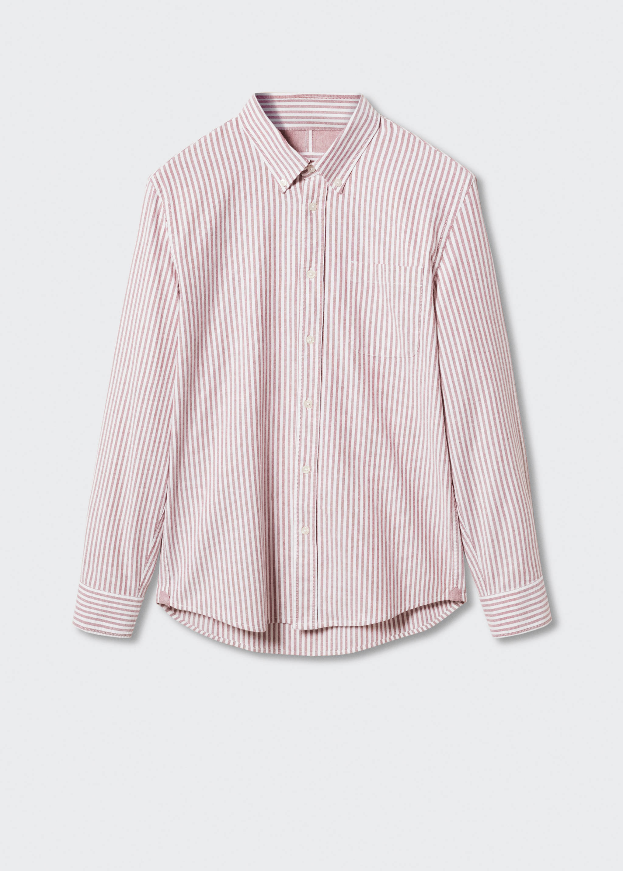 Regular-fit cotton striped shirt - Article without model