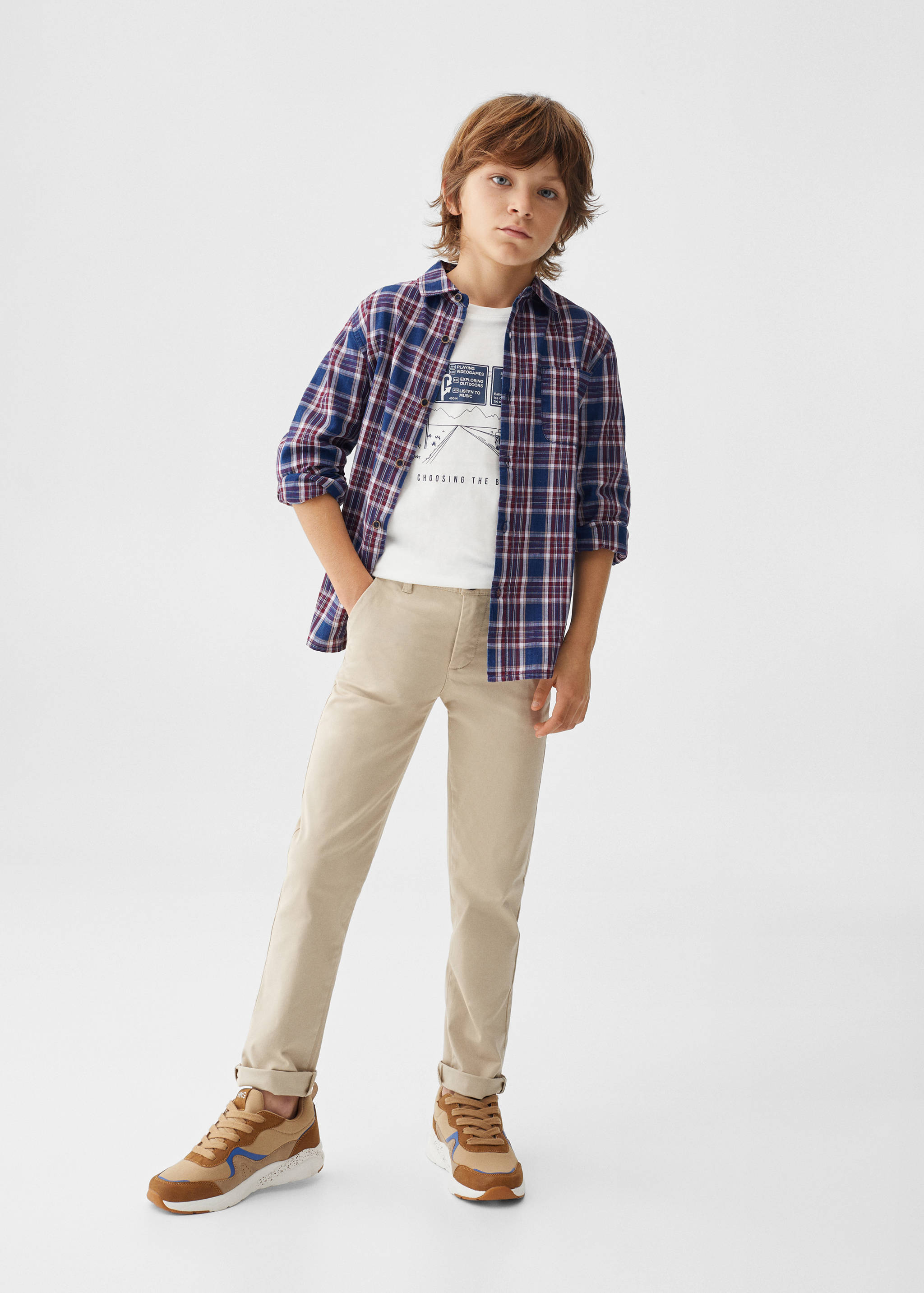 Cotton chinos - General plane