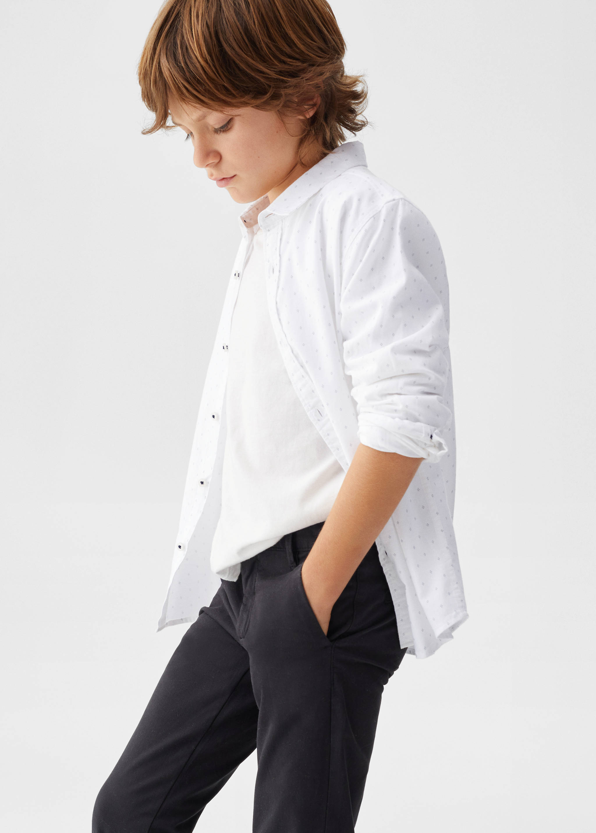 Cotton chinos - Details of the article 1