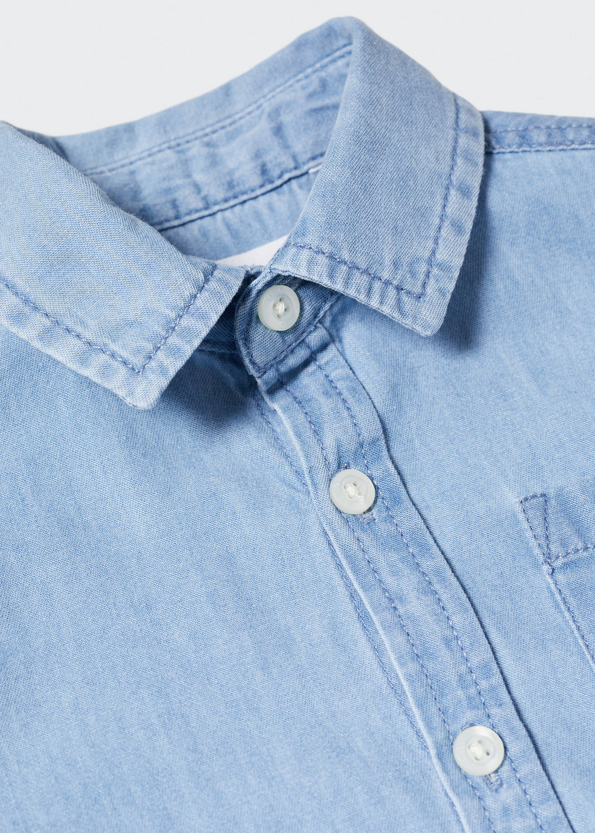 Regular Fit-Jeanshemd mit Tasche - Detail des Artikels 0