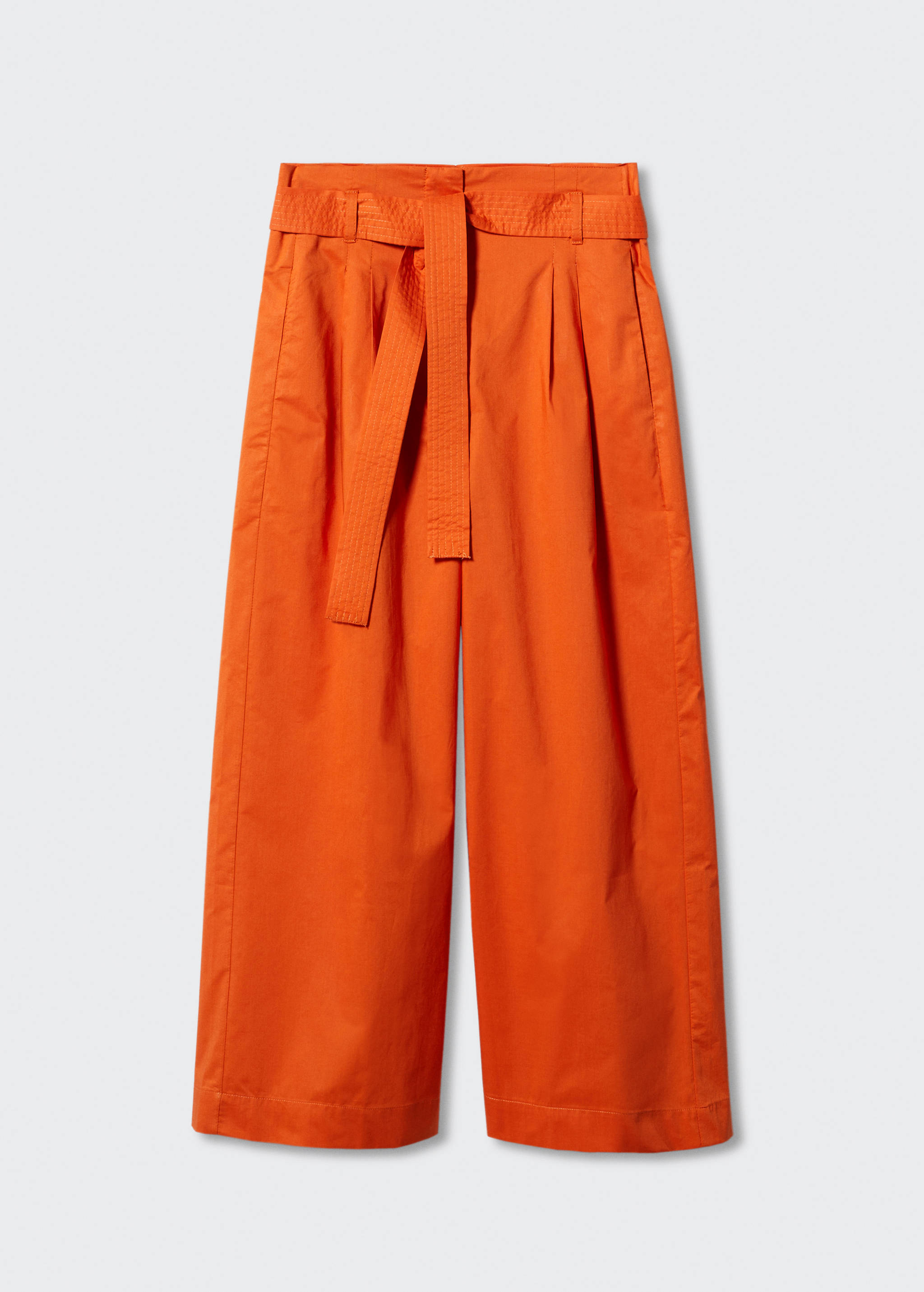 Pleated culottes trousers - Article without model