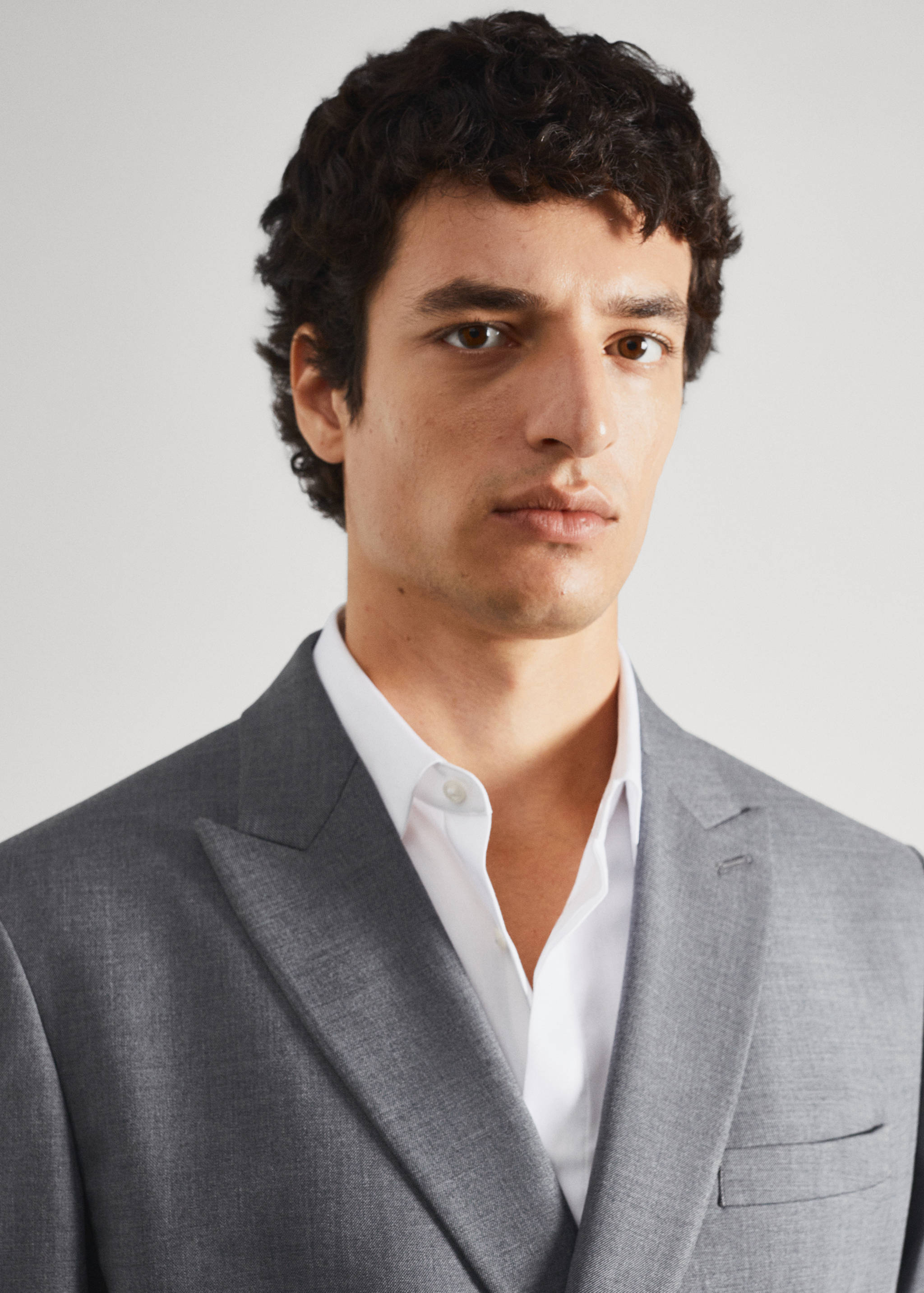 Slim fit-kavaj med omlott - Detaljer om artikeln 1