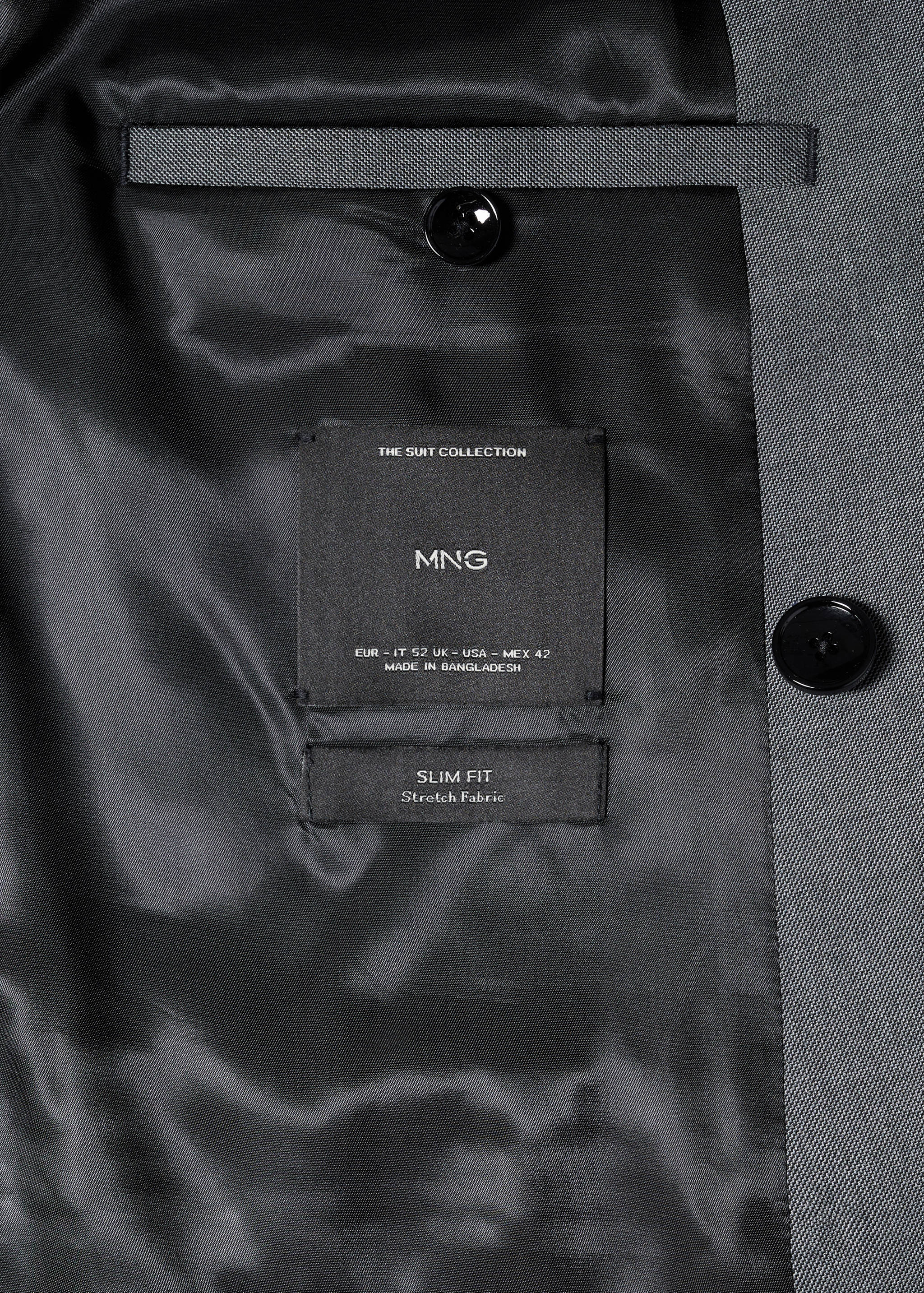 Slim fit-kavaj med omlott - Detaljer om artikeln 8