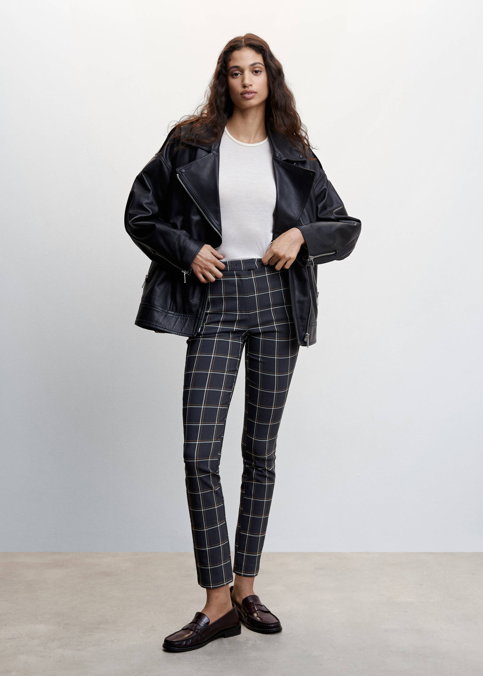 Crop skinny trousers - General plane