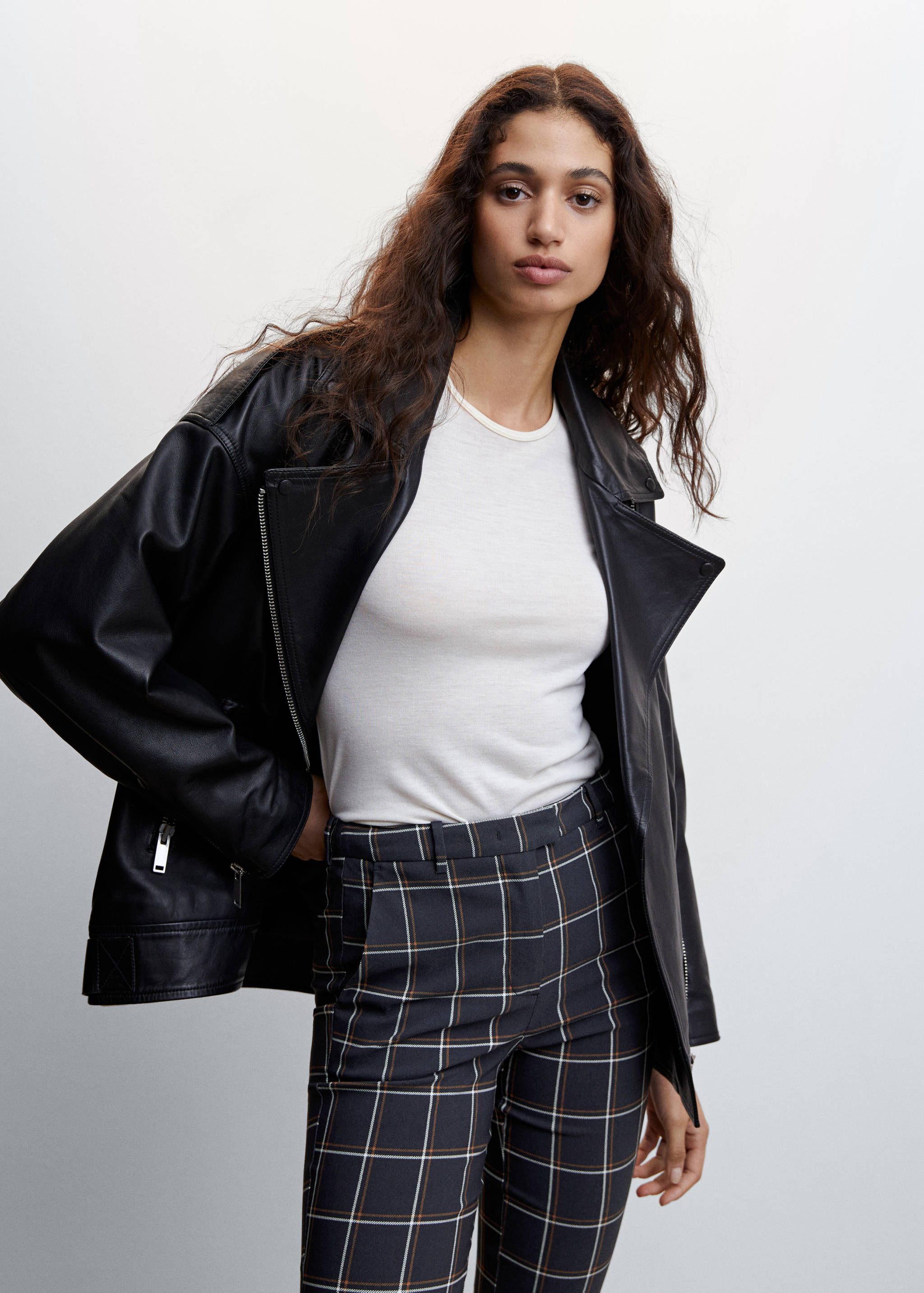 Crop skinny trousers - Details of the article 1