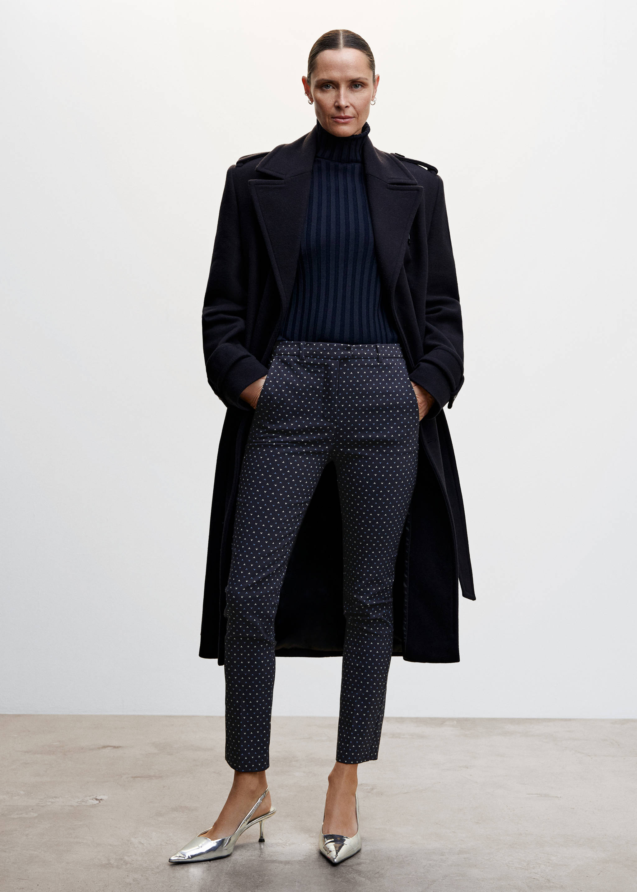 Crop skinny trousers - General plane