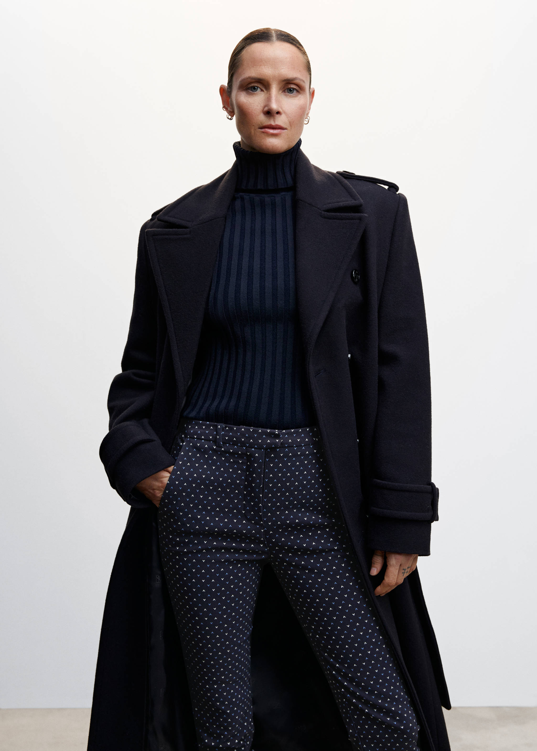 Crop skinny trousers - Details of the article 1