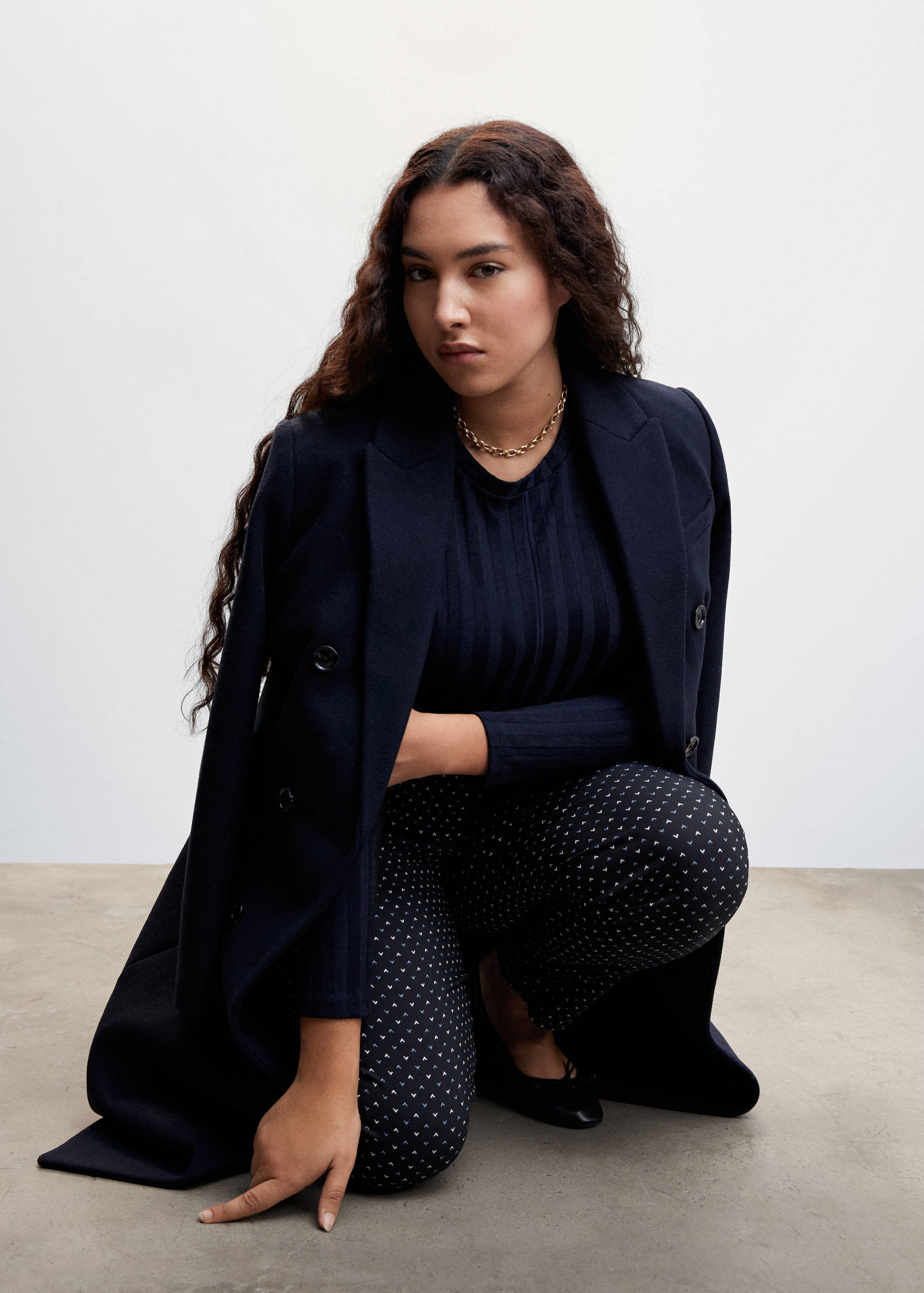 Crop skinny trousers - Details of the article 4