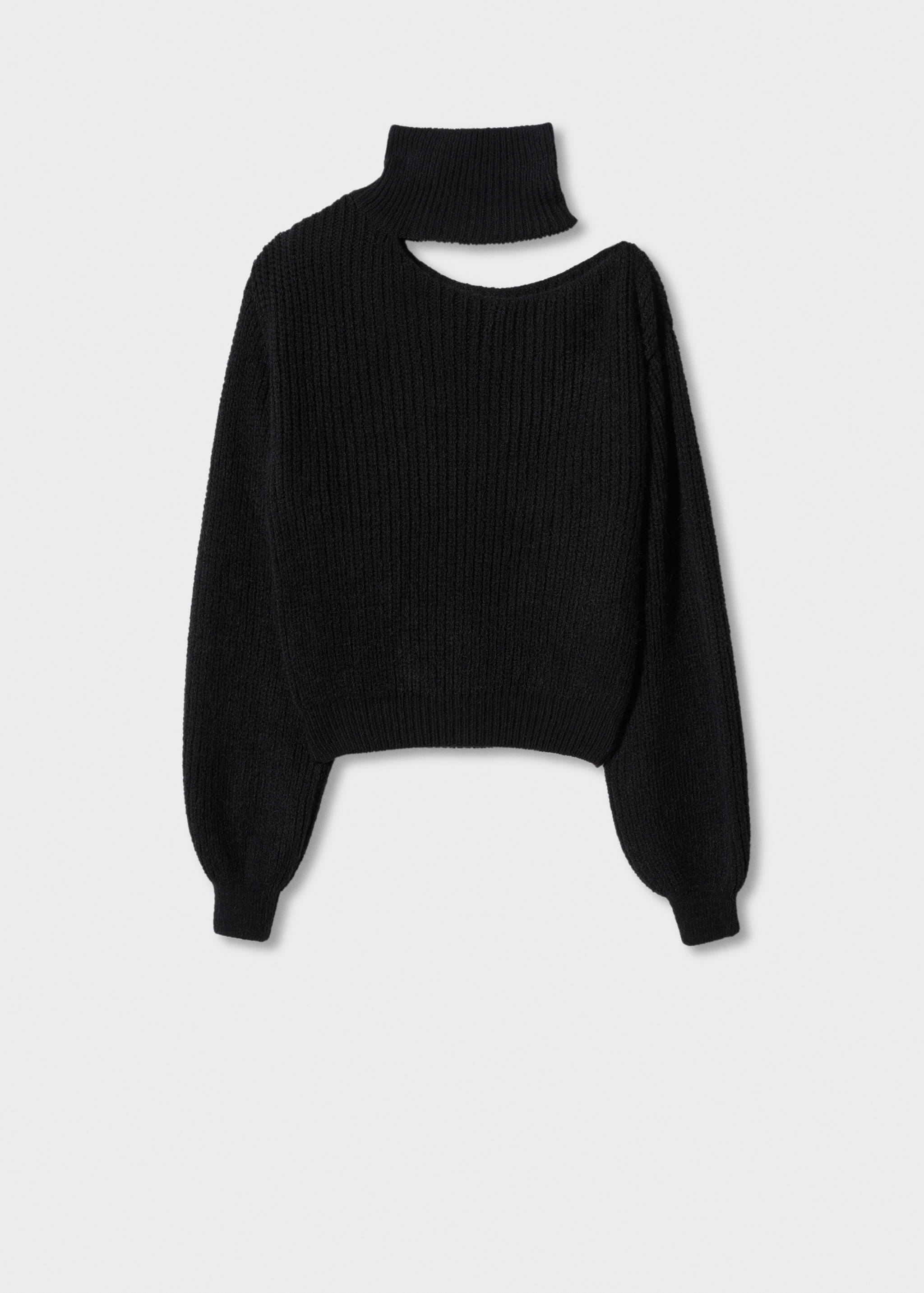 Cut-out neck sweater - Article without model