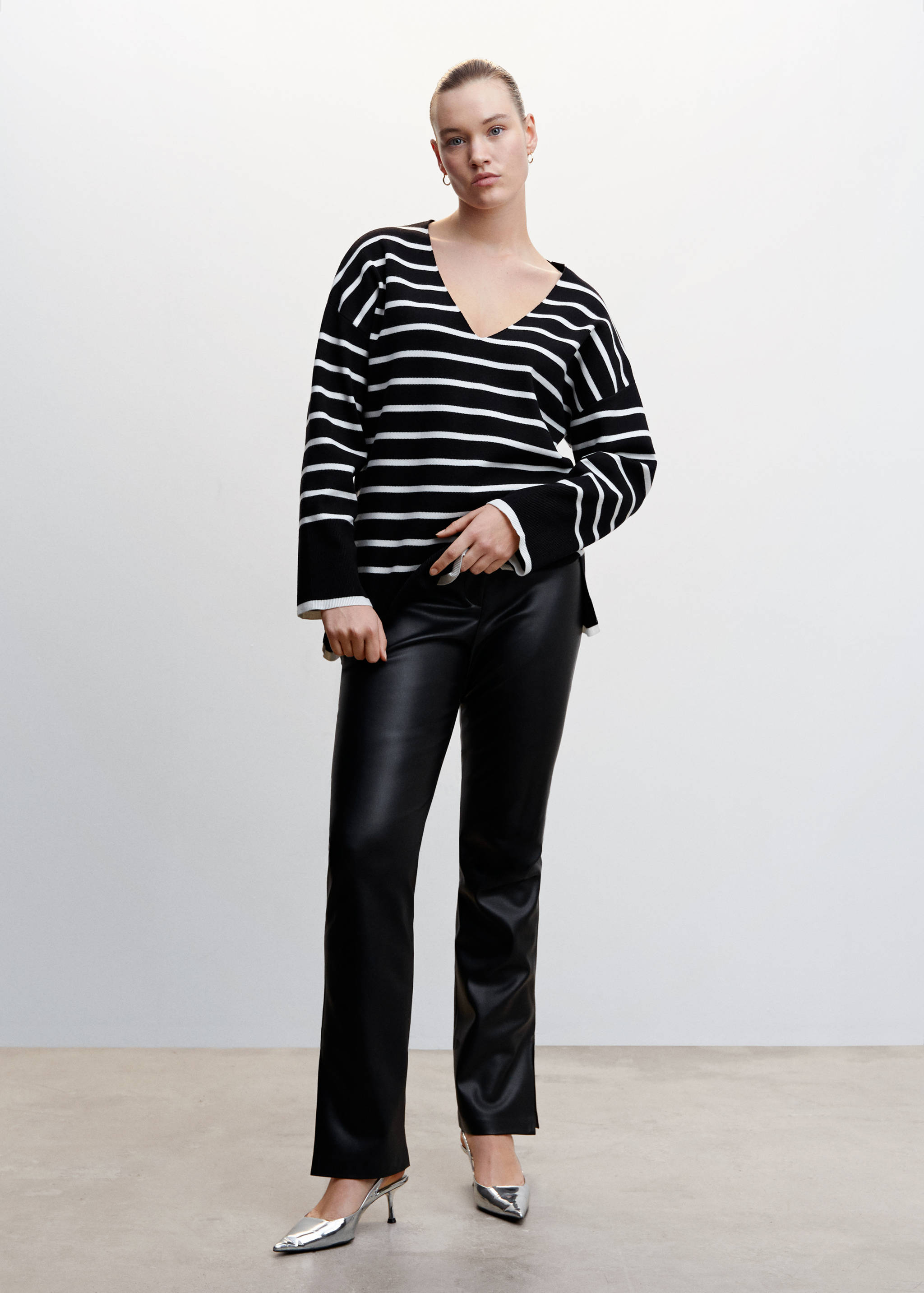 Camisola às riscas oversize - Pormenor do artigo 3