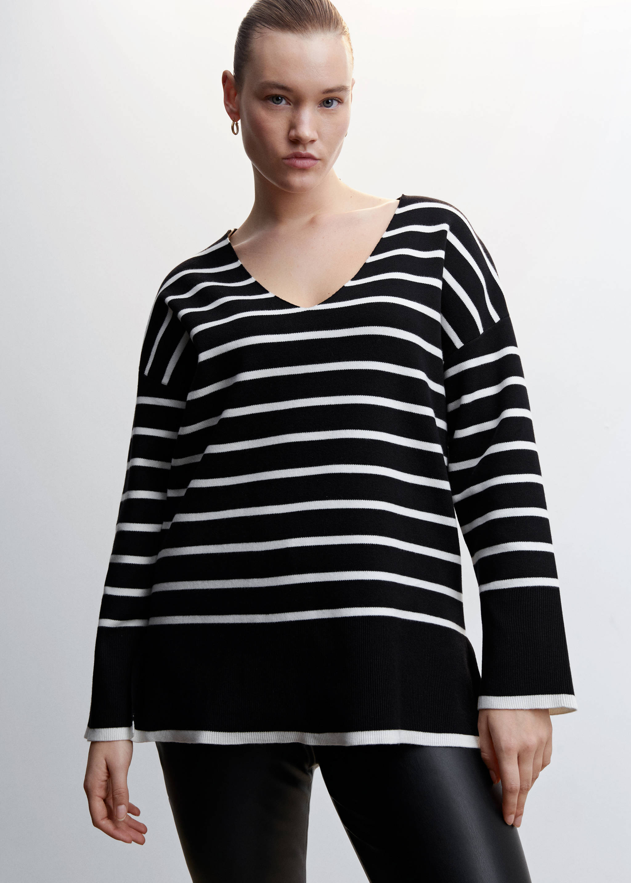 Camisola às riscas oversize - Pormenor do artigo 5