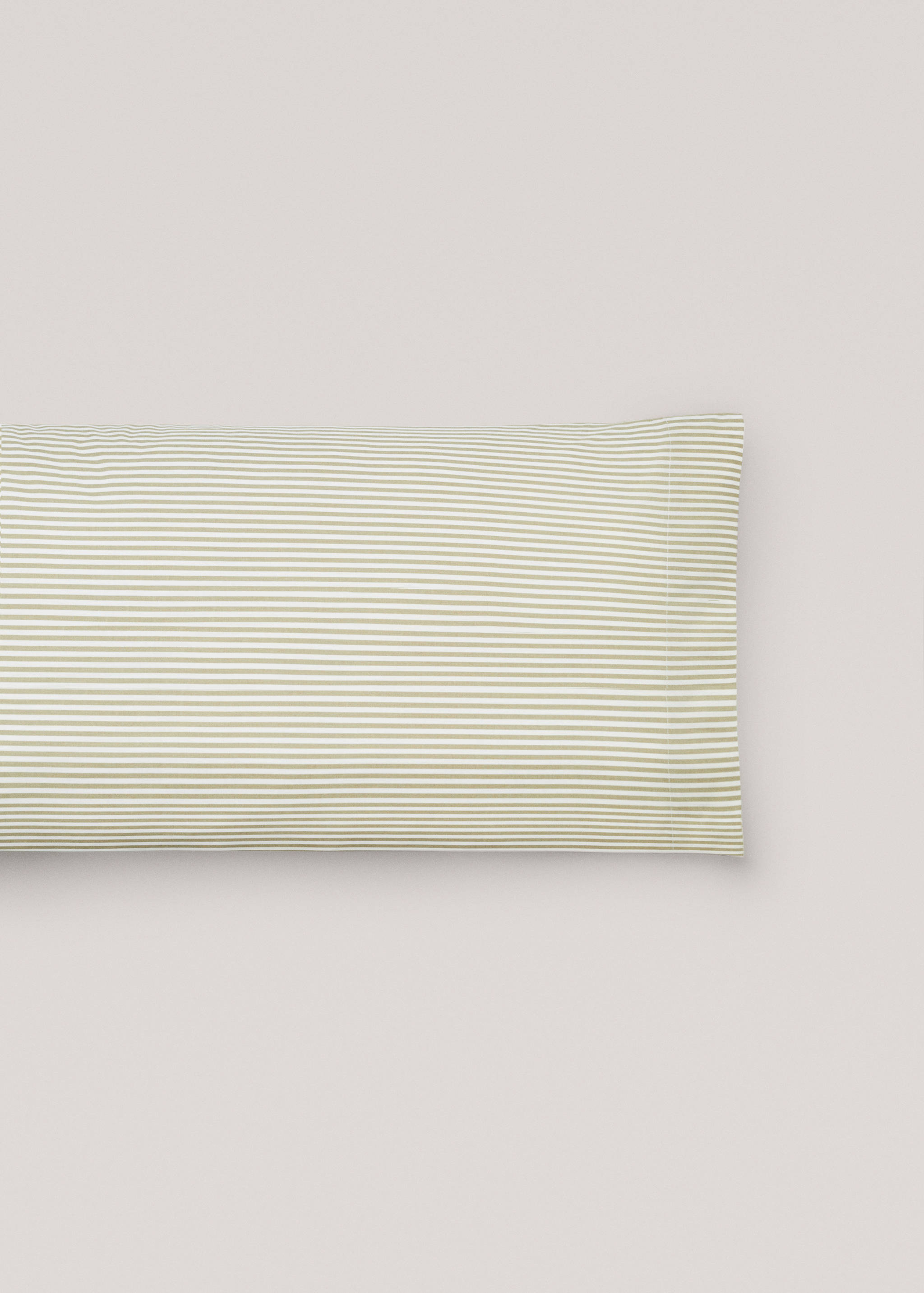 Striped print pillow case 45x110cm - Article without model