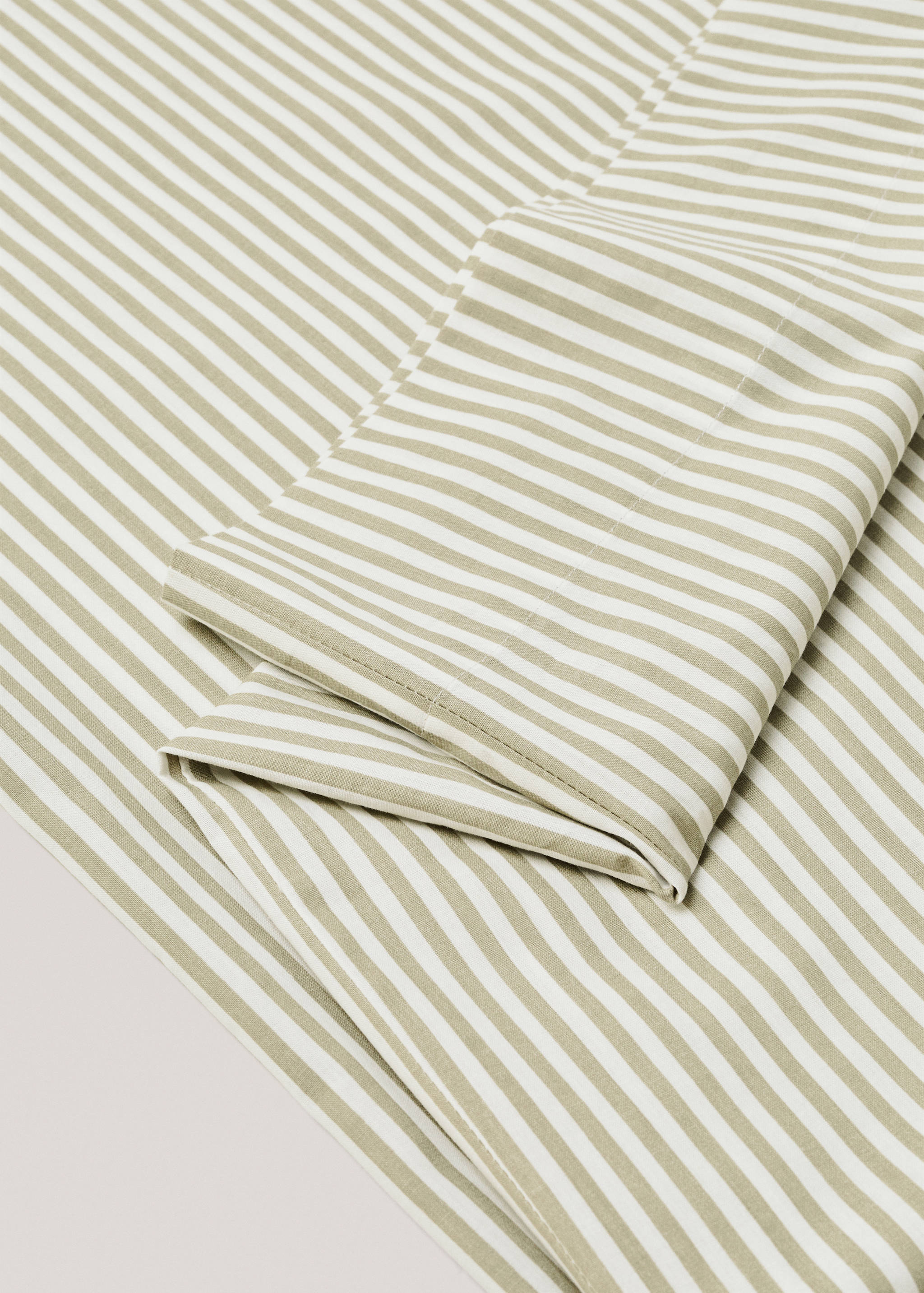 Striped print pillow case 45x110cm - Details of the article 1