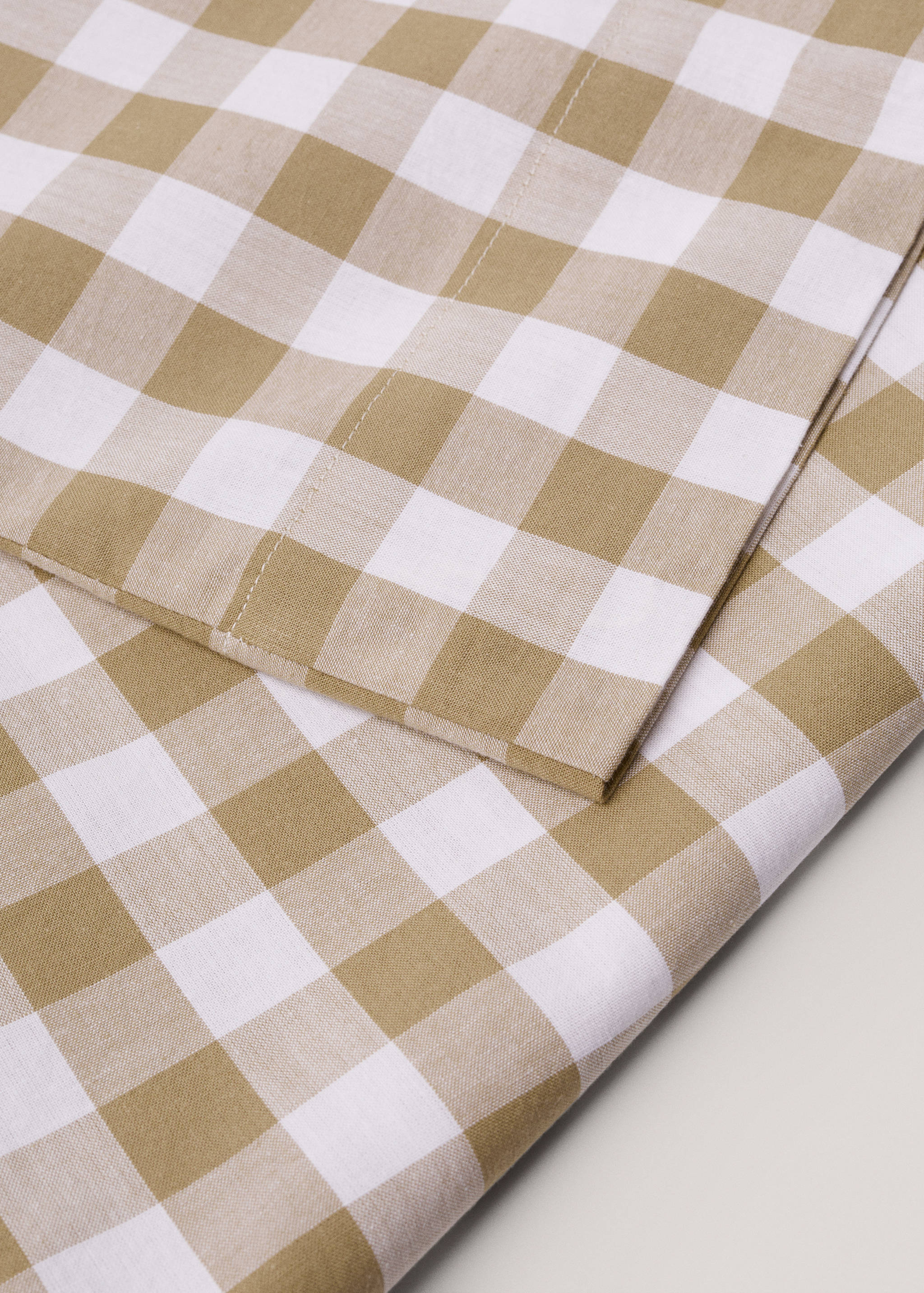 100% cotton gingham check pillow cases 50x75cm (2u) - Details of the article 3