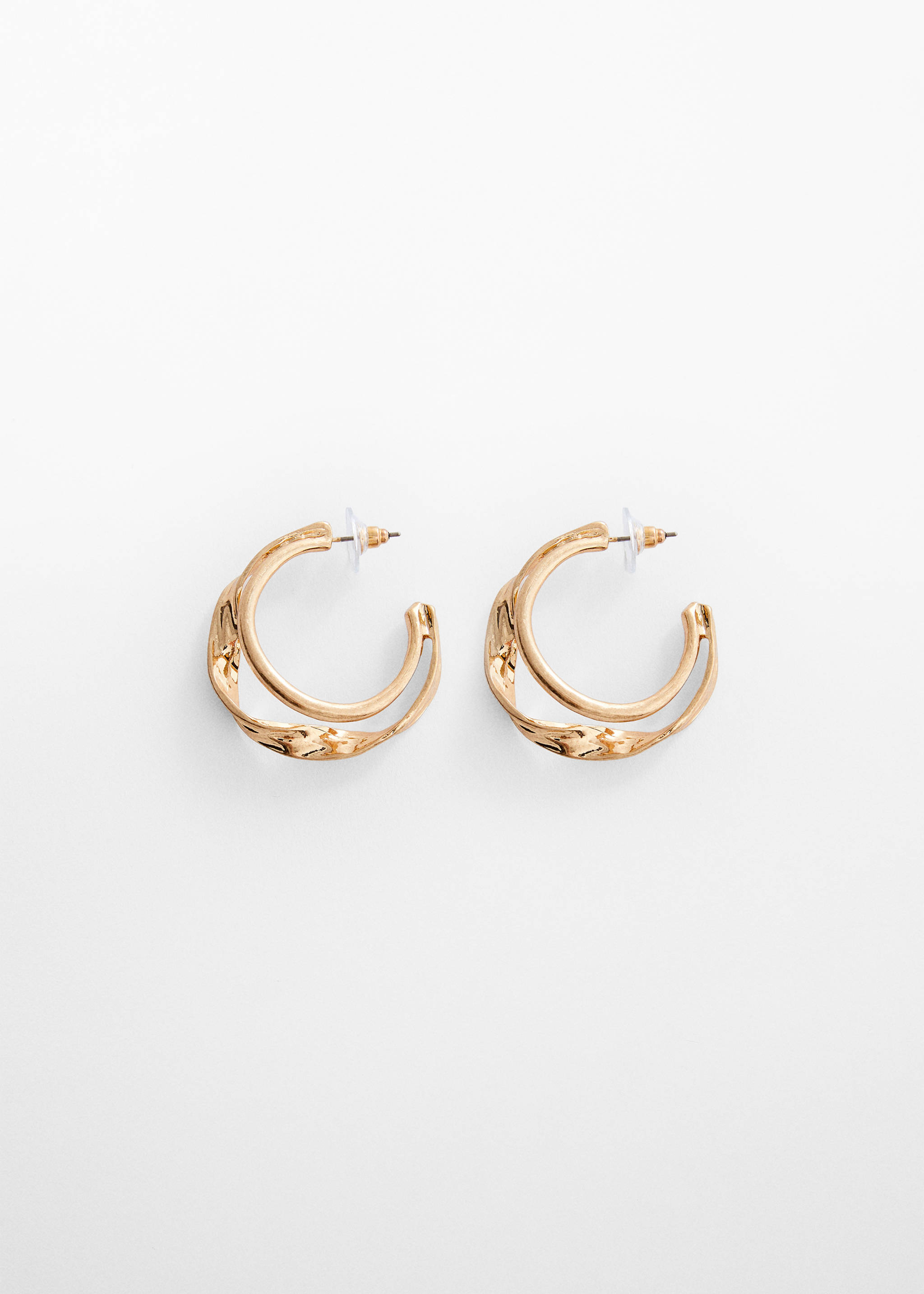 Twisted hoop earrings - Article without model