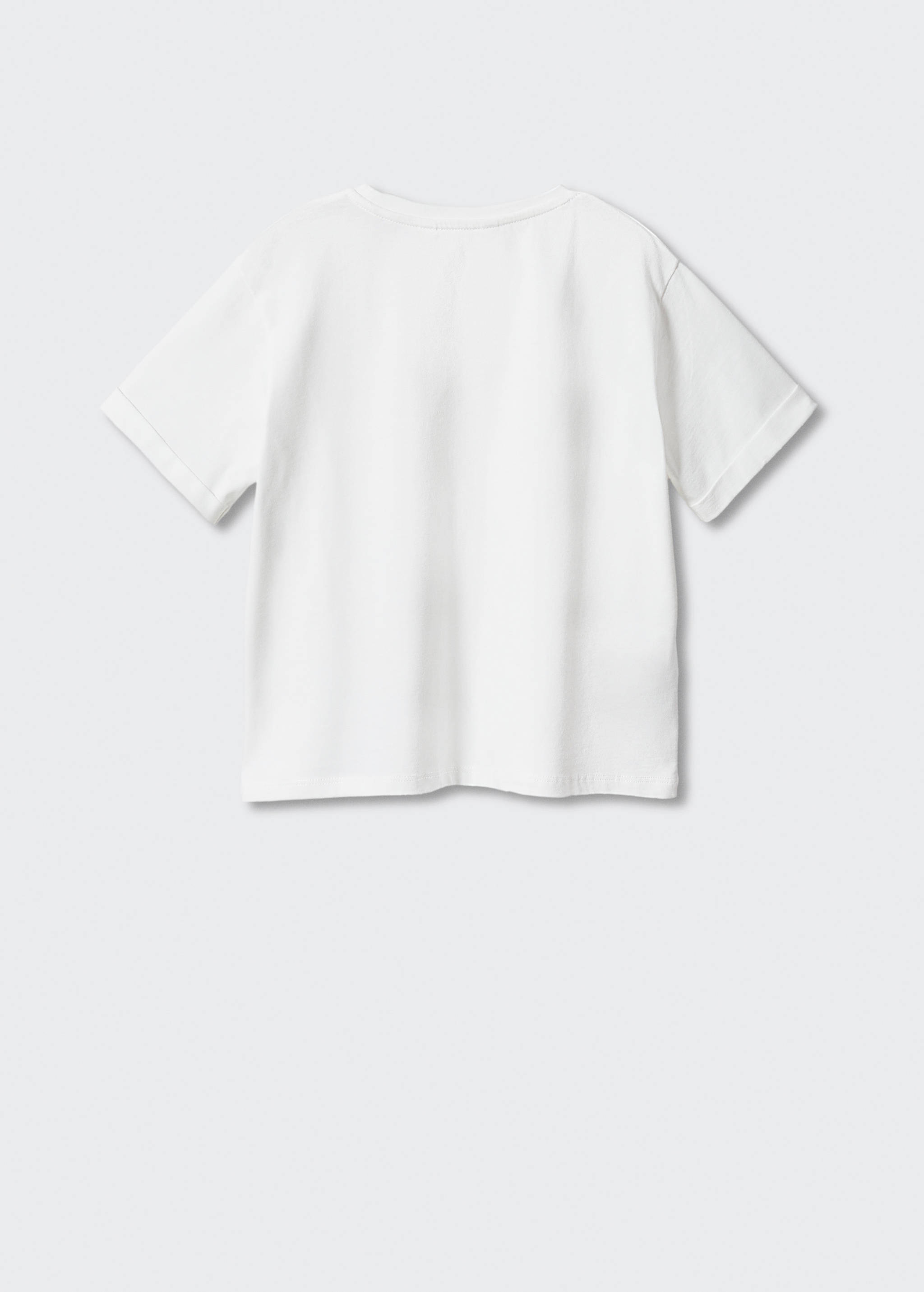 Strukturiertes Baumwoll-Shirt - Rückseite des Artikels