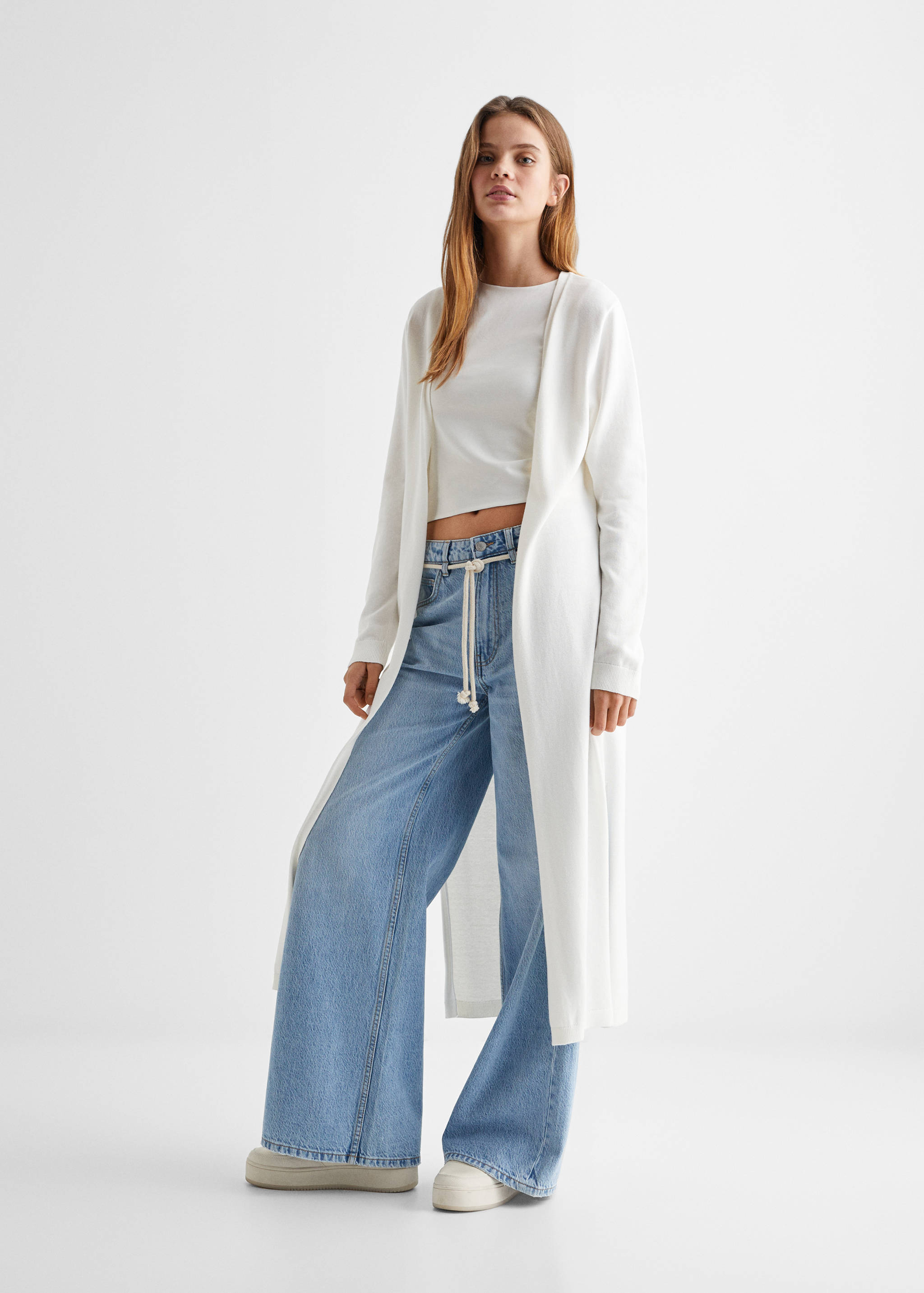 Strickjacke aus Lyocell-Mix - Allgemeine Ansicht