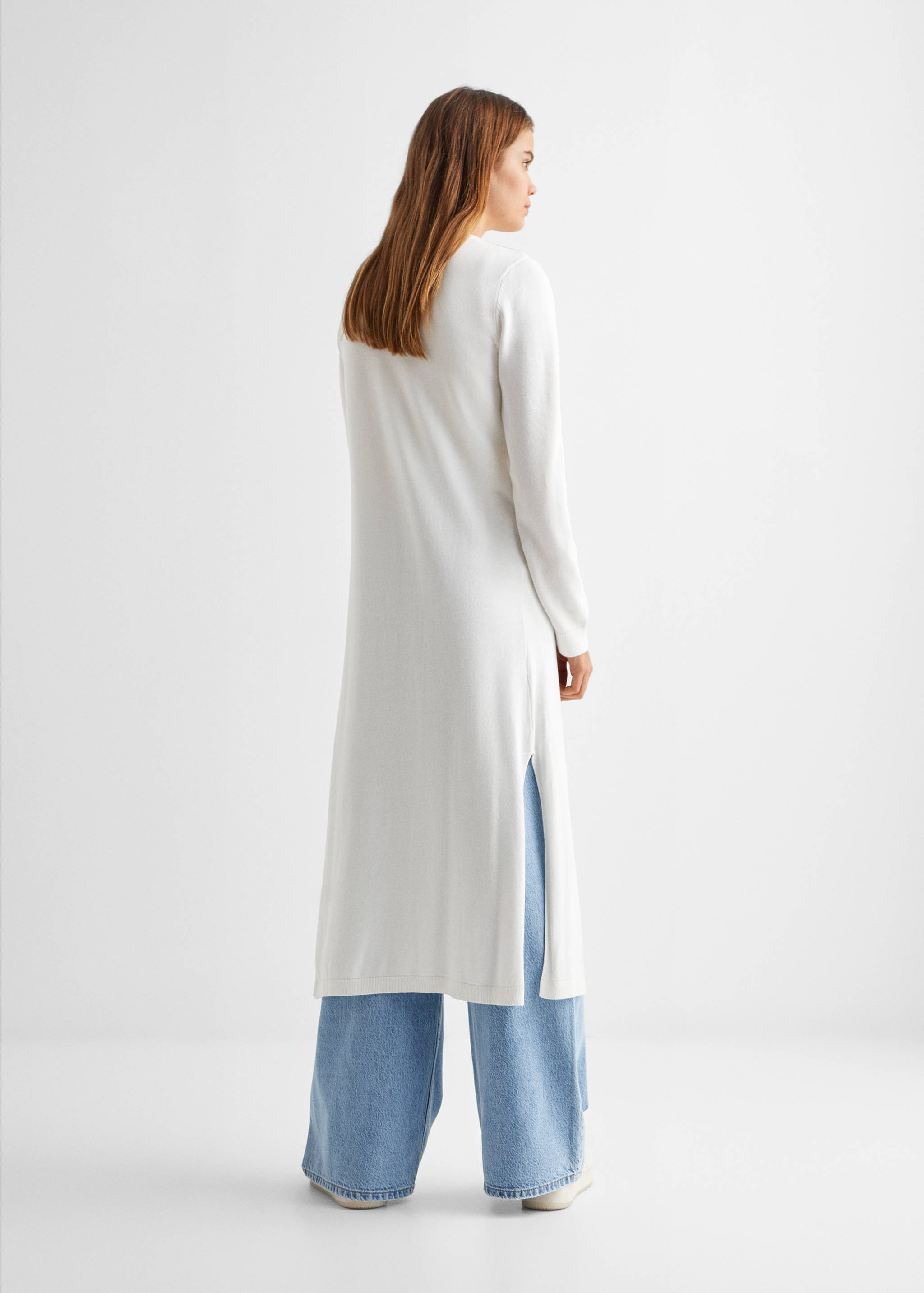 Strickjacke aus Lyocell-Mix - Rückseite des Artikels