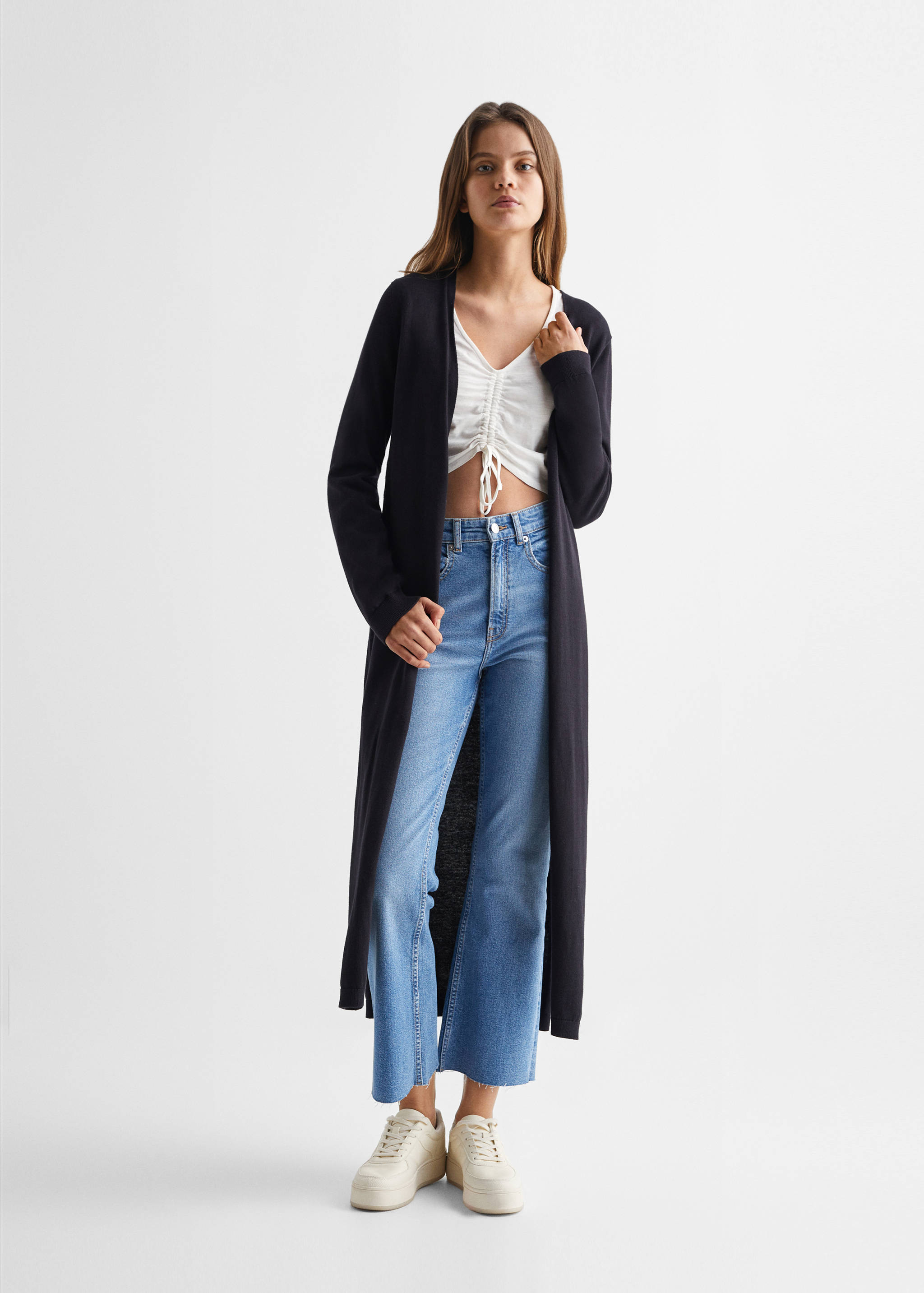 Strickjacke aus Lyocell-Mix - Allgemeine Ansicht