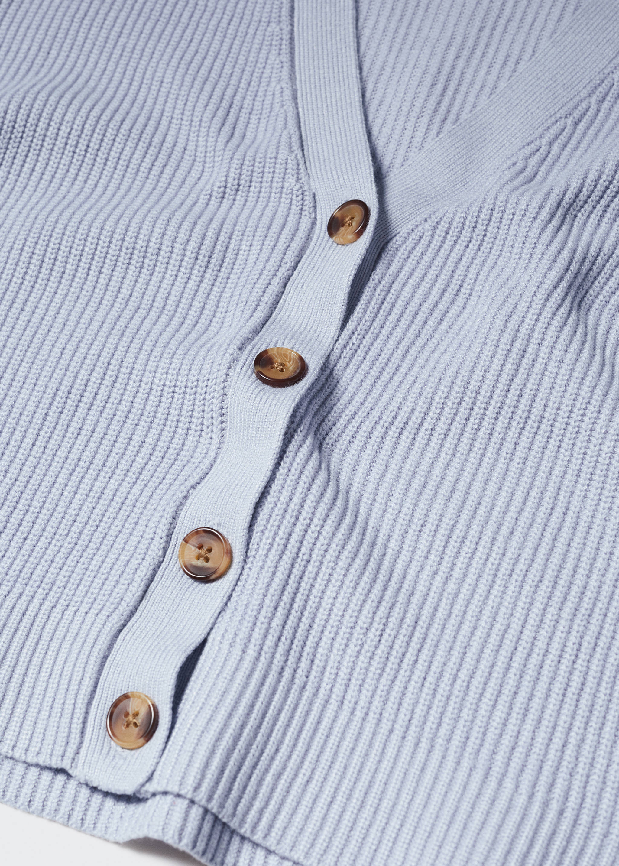 Ribbed knit cardigan - Details of the article 8