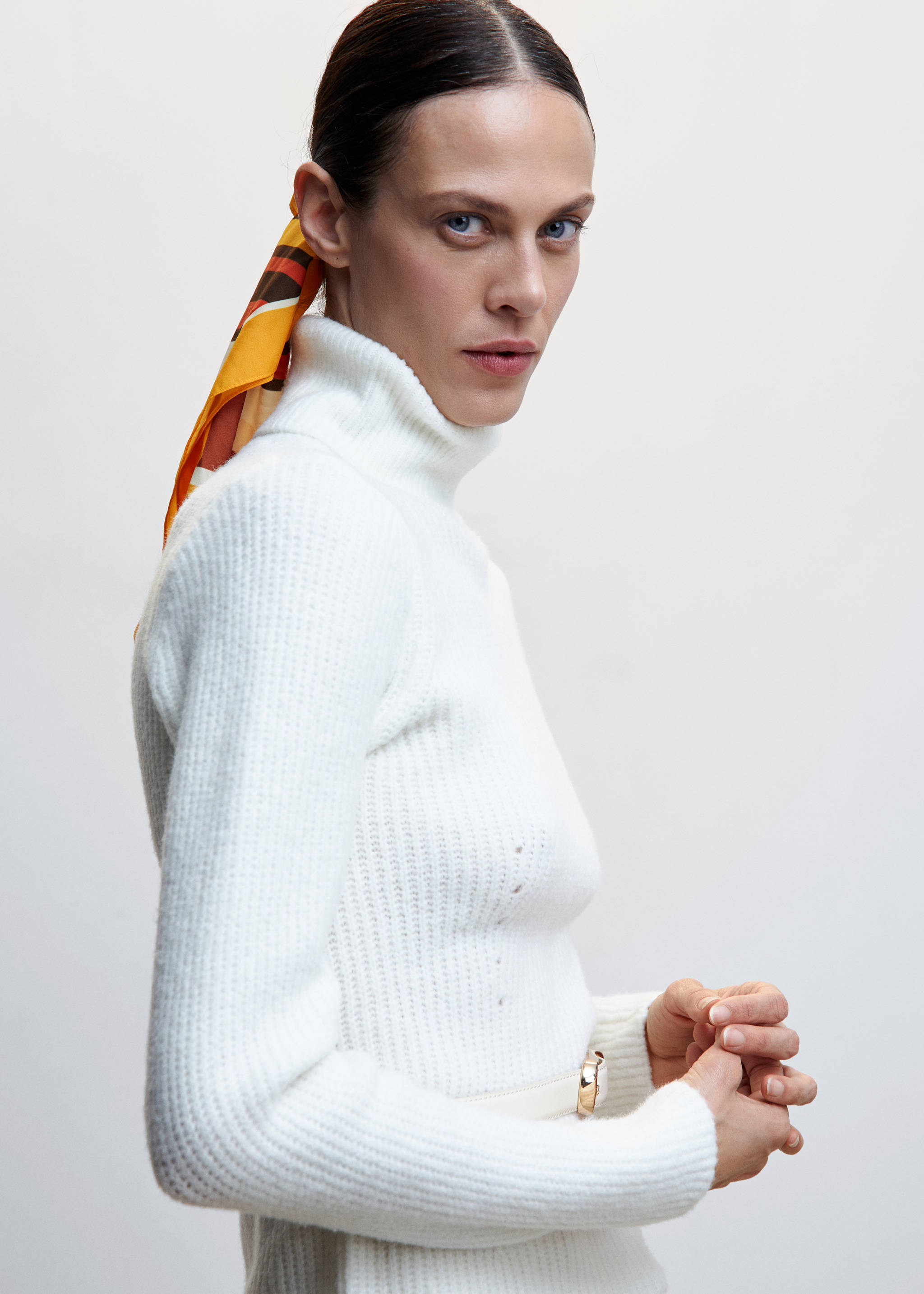 Geometric printed foulard - General plane