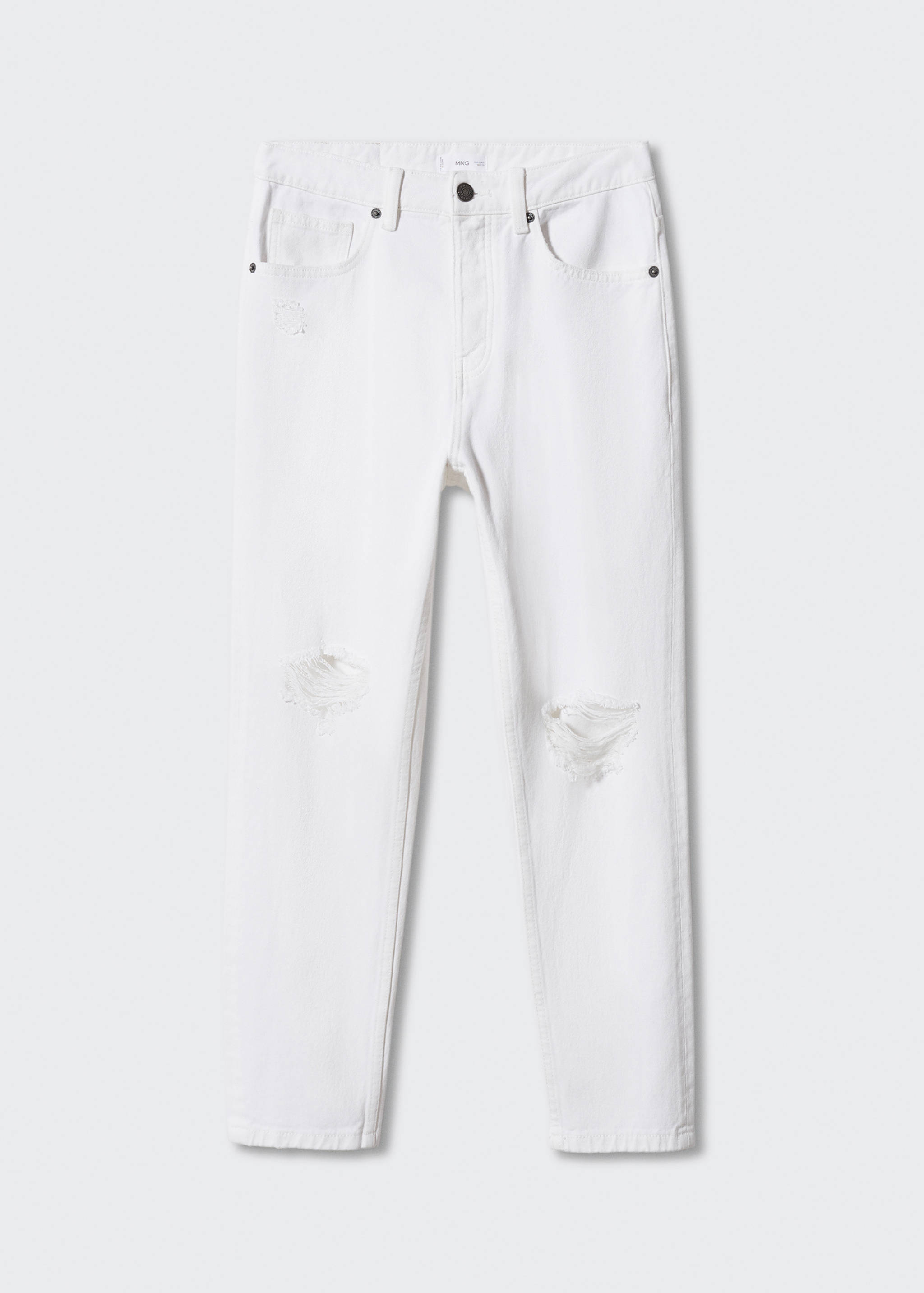 Ripped tapered-fit jeans - Article without model