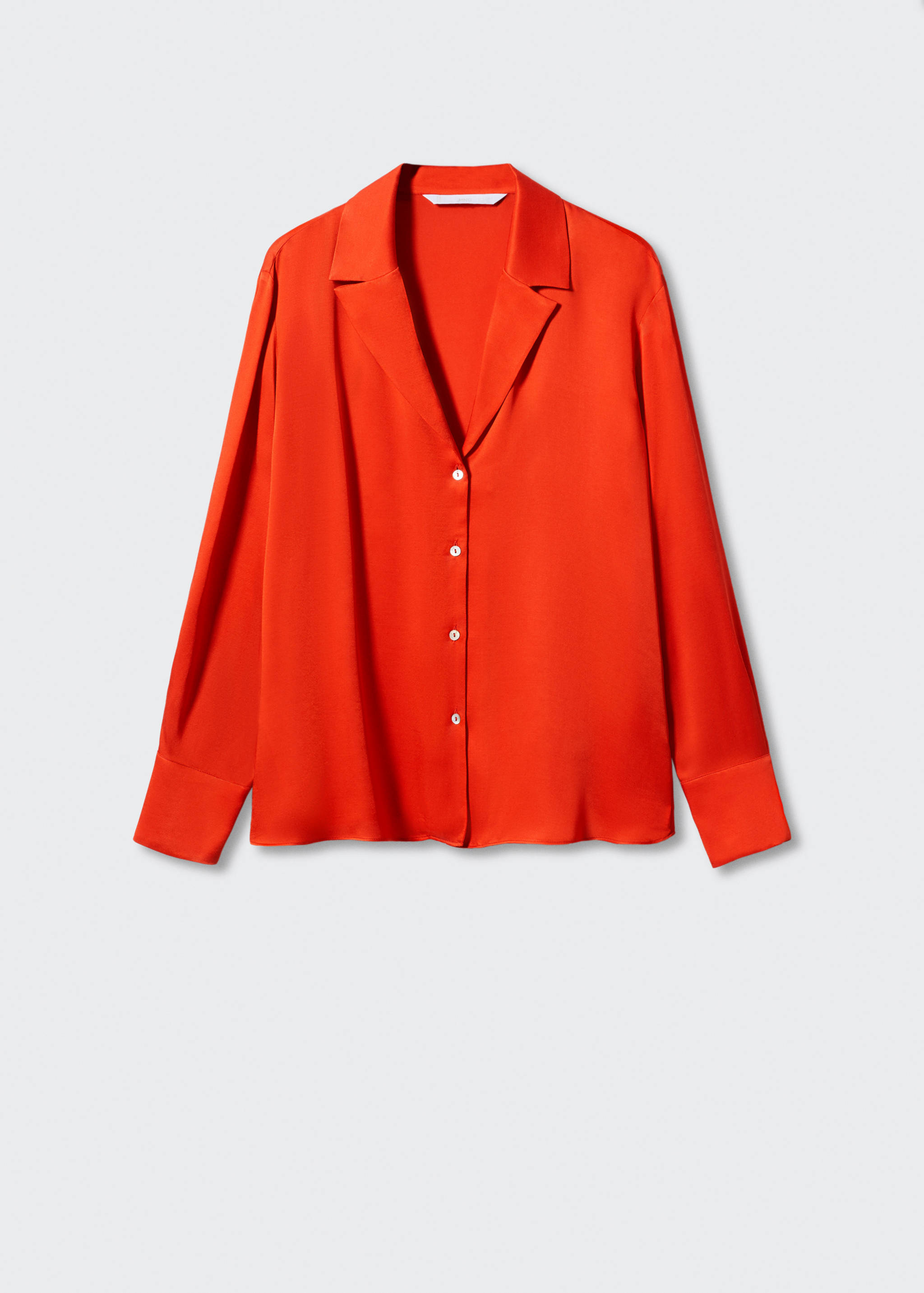 Lapels flowy shirt - Article without model