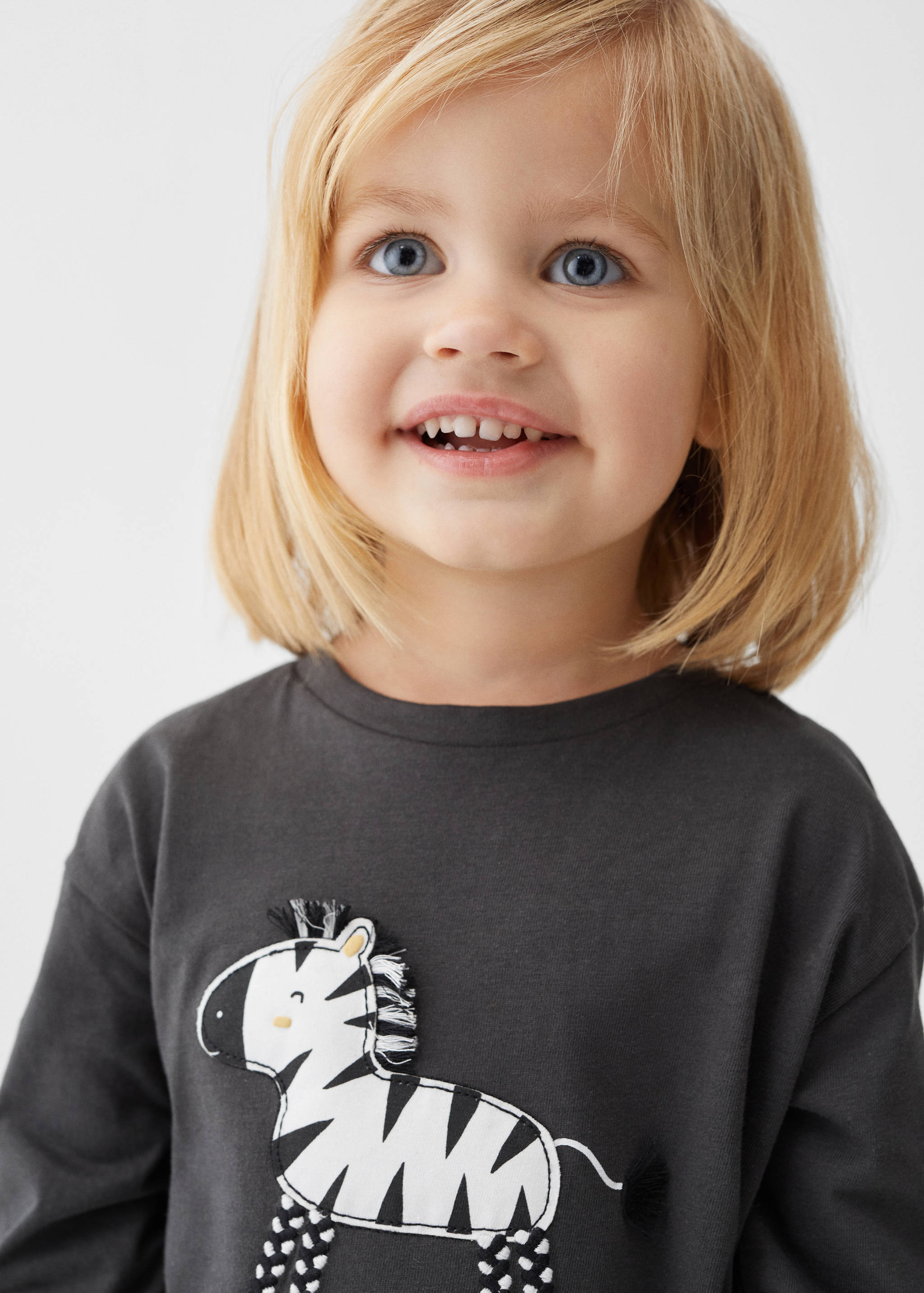 T-shirt manches longues imprimé - Détail de l'article 1