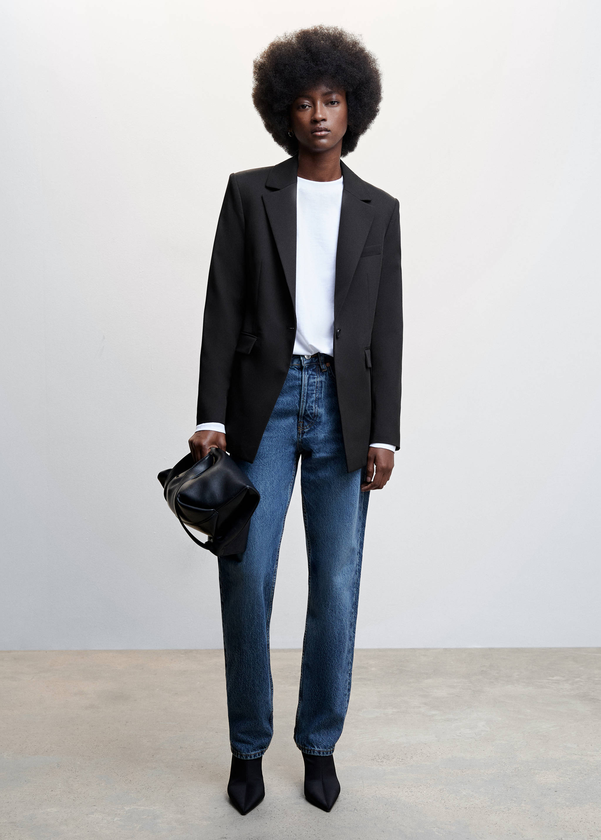 Colbert met knoop - Overzichtstekening