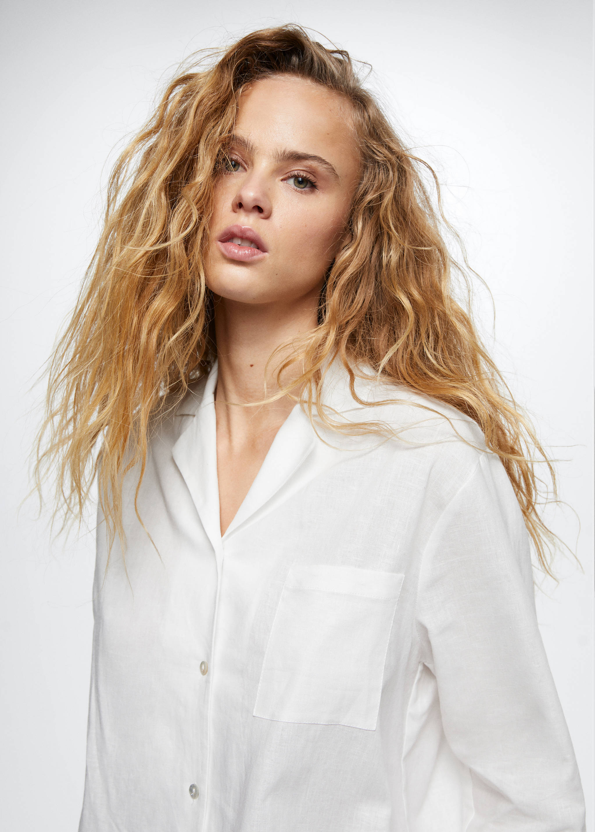 Chemise pyjama lin - Détail de l'article 1