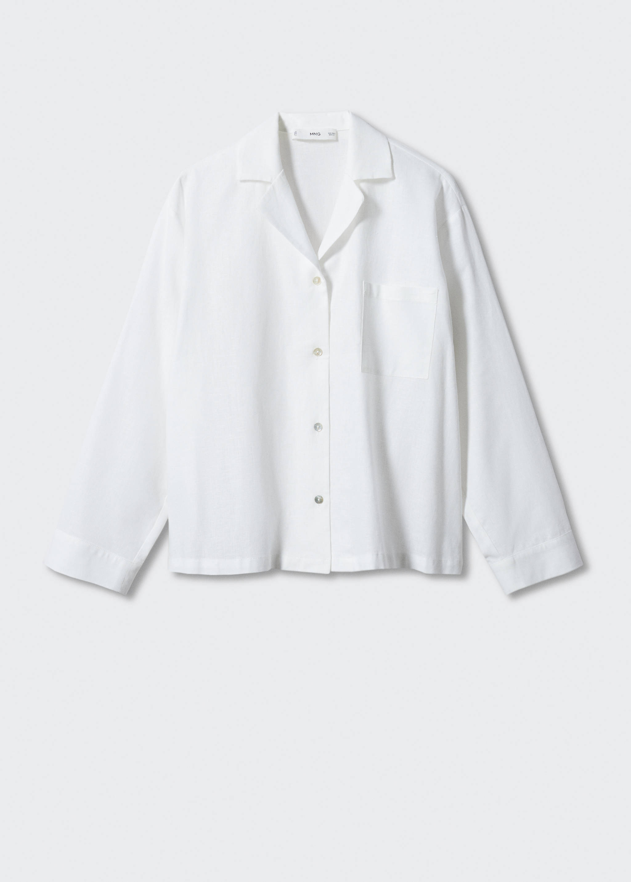 Chemise pyjama lin - Article sans modèle