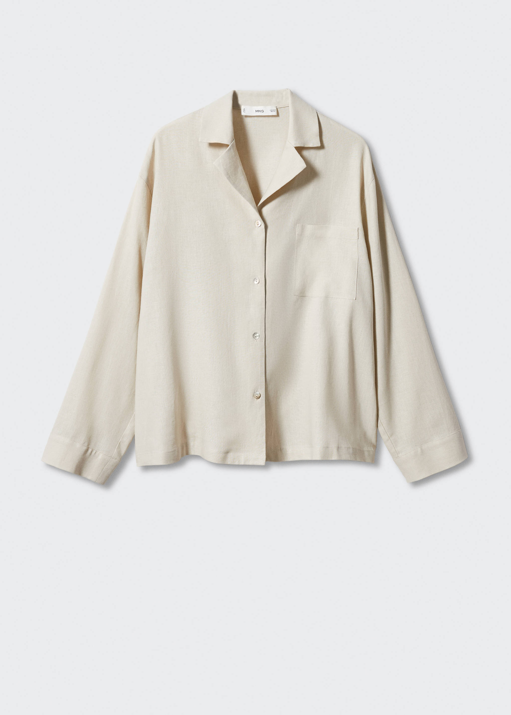 Chemise pyjama lin - Article sans modèle