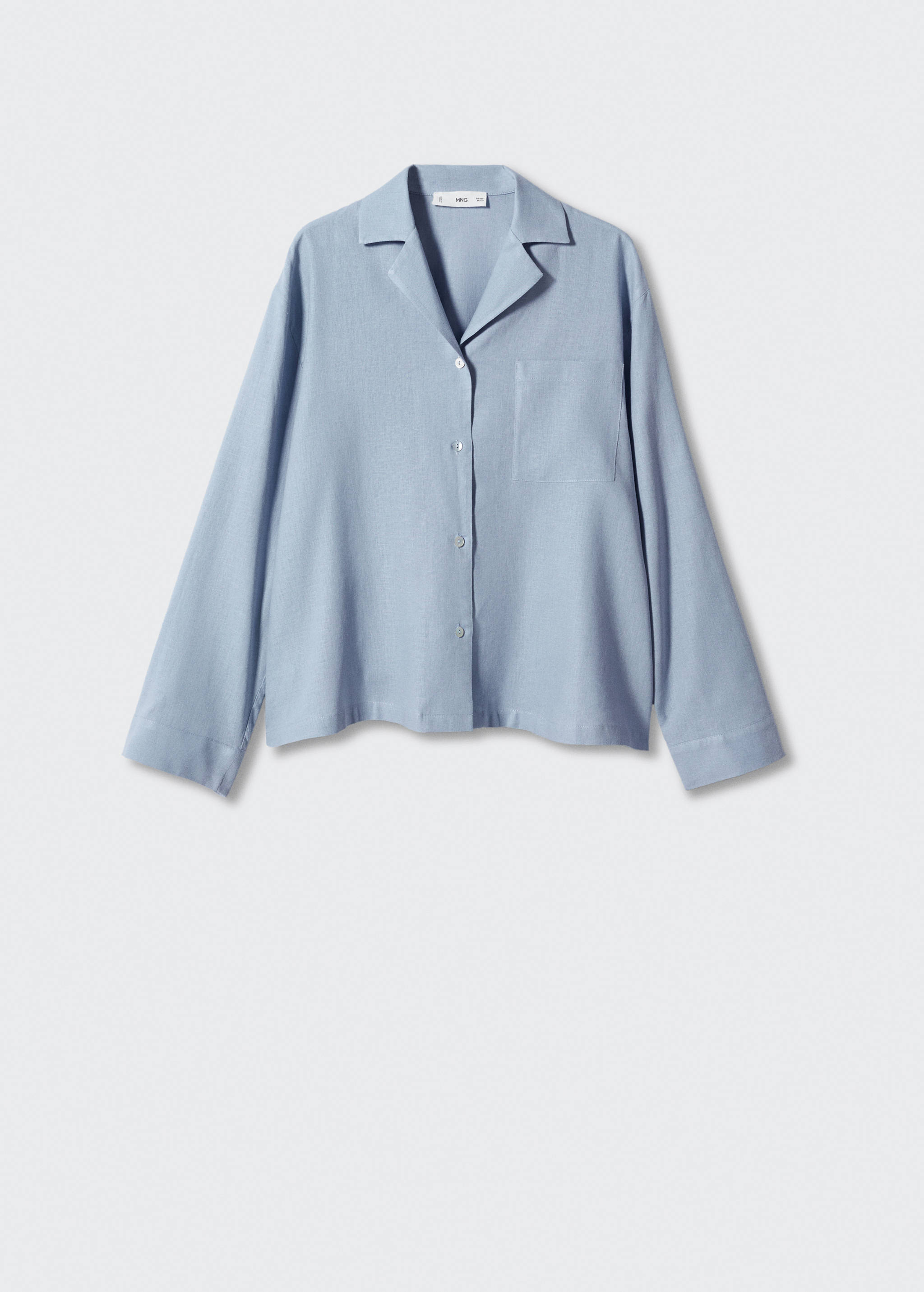 Chemise pyjama lin - Article sans modèle