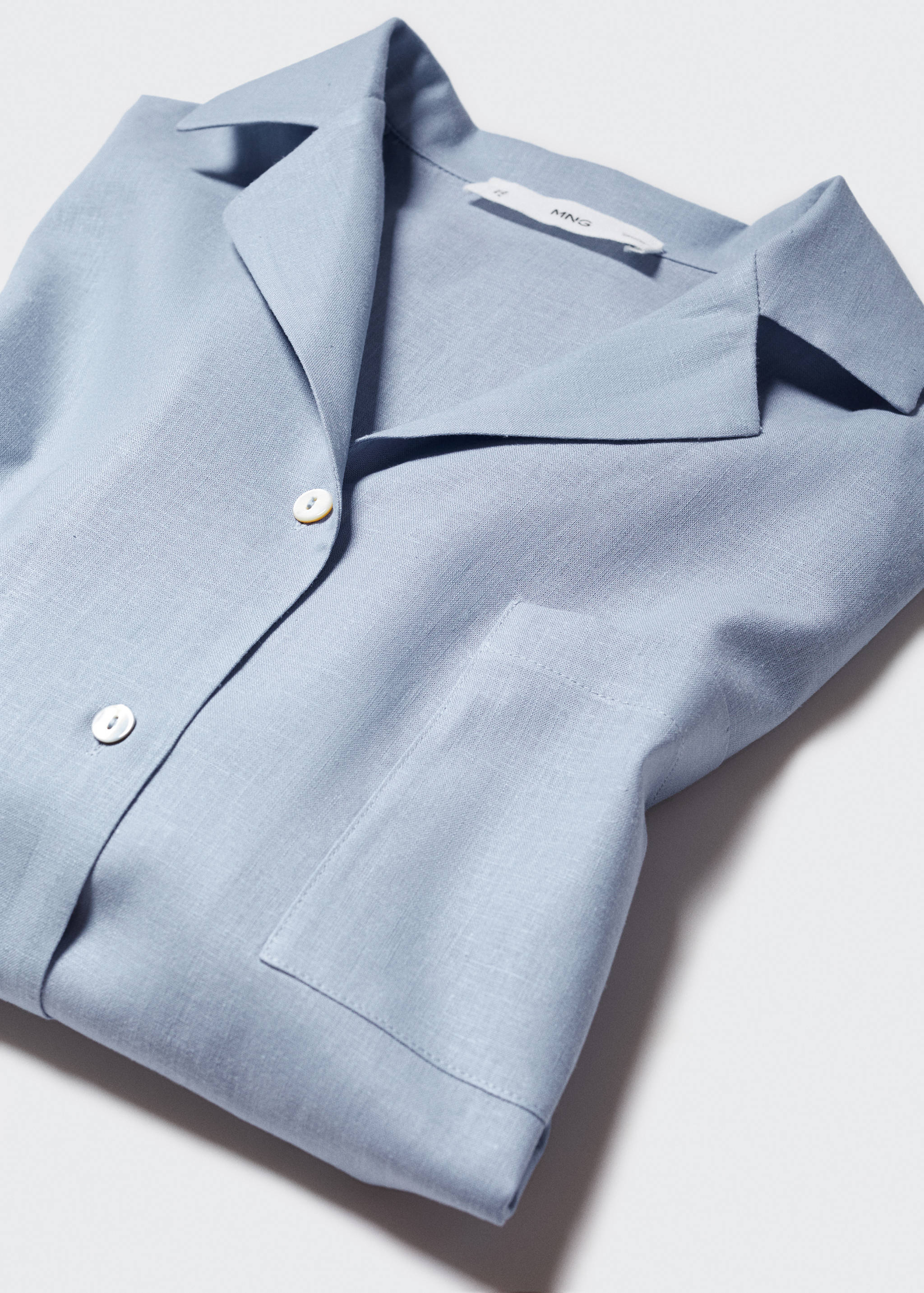 Chemise pyjama lin - Détail de l'article 8