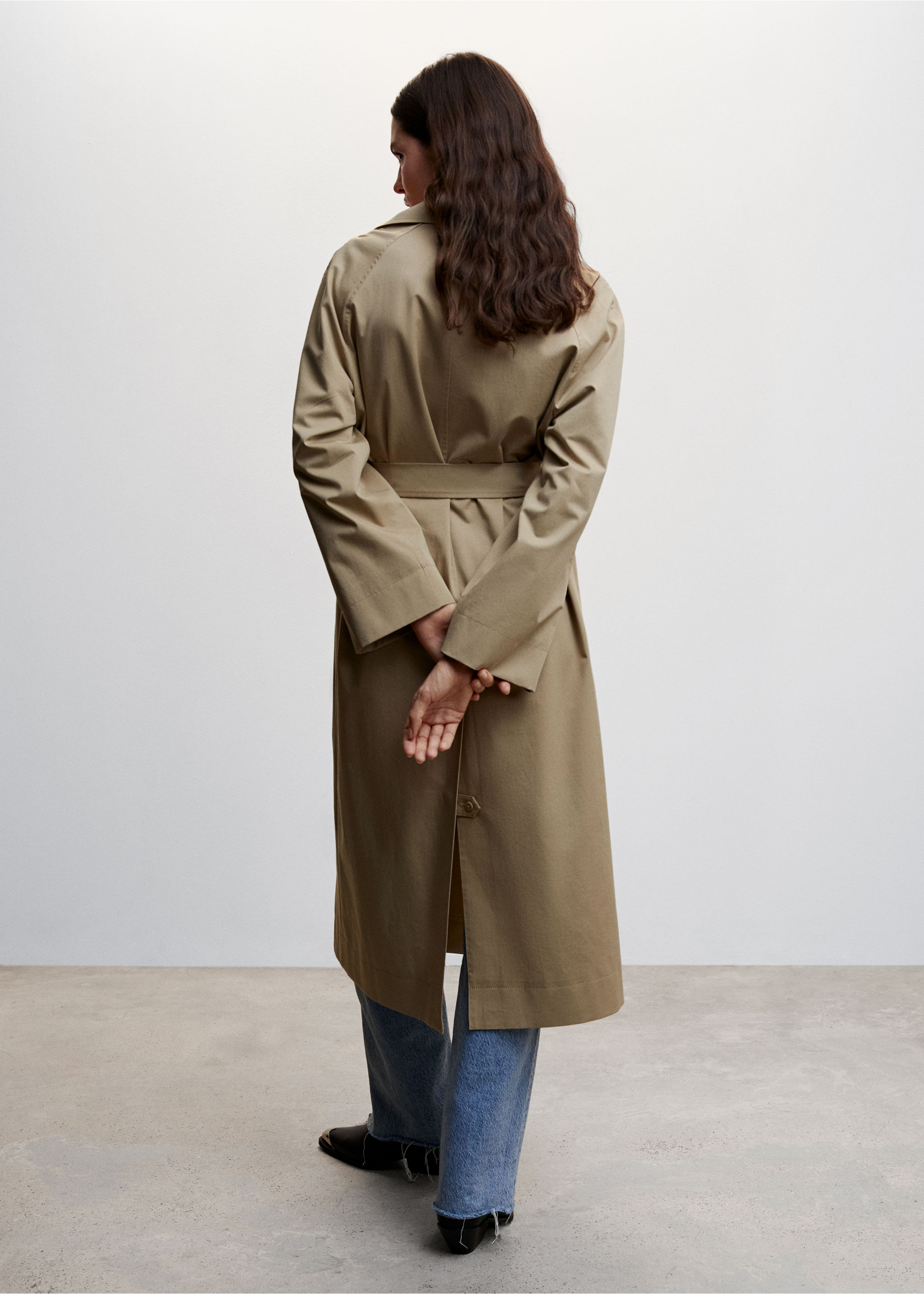 Trench coton oversize - Verso de l’article