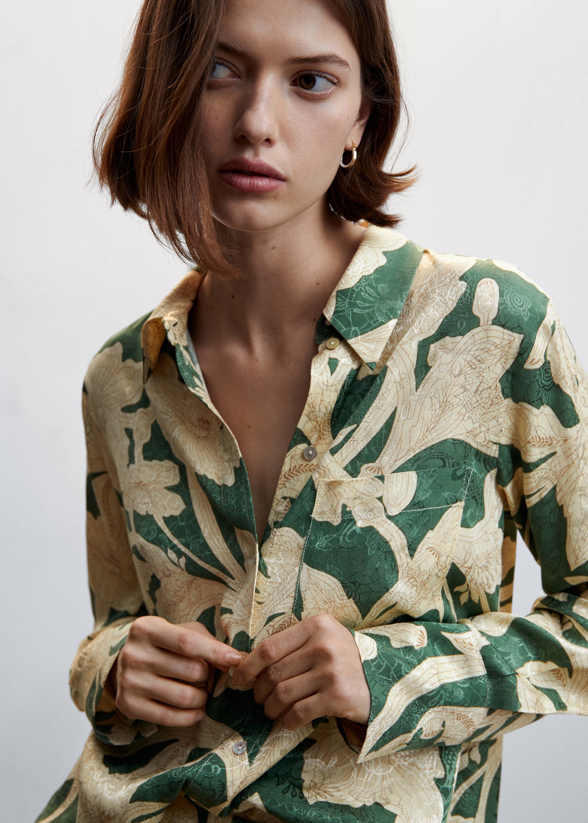 Floral print shirt - Details of the article 1
